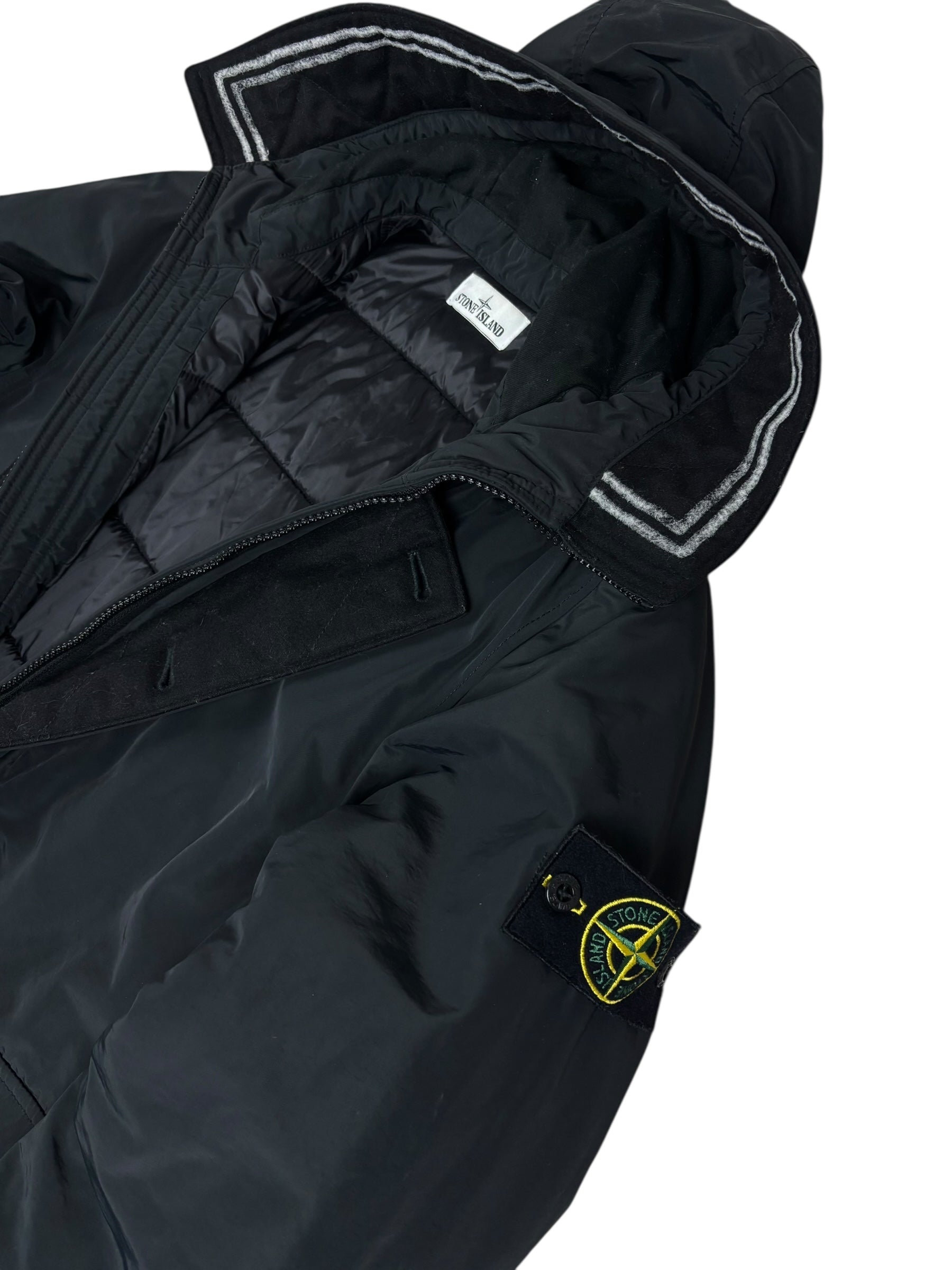 Parka Stone Island noir taille M - Vue de dos