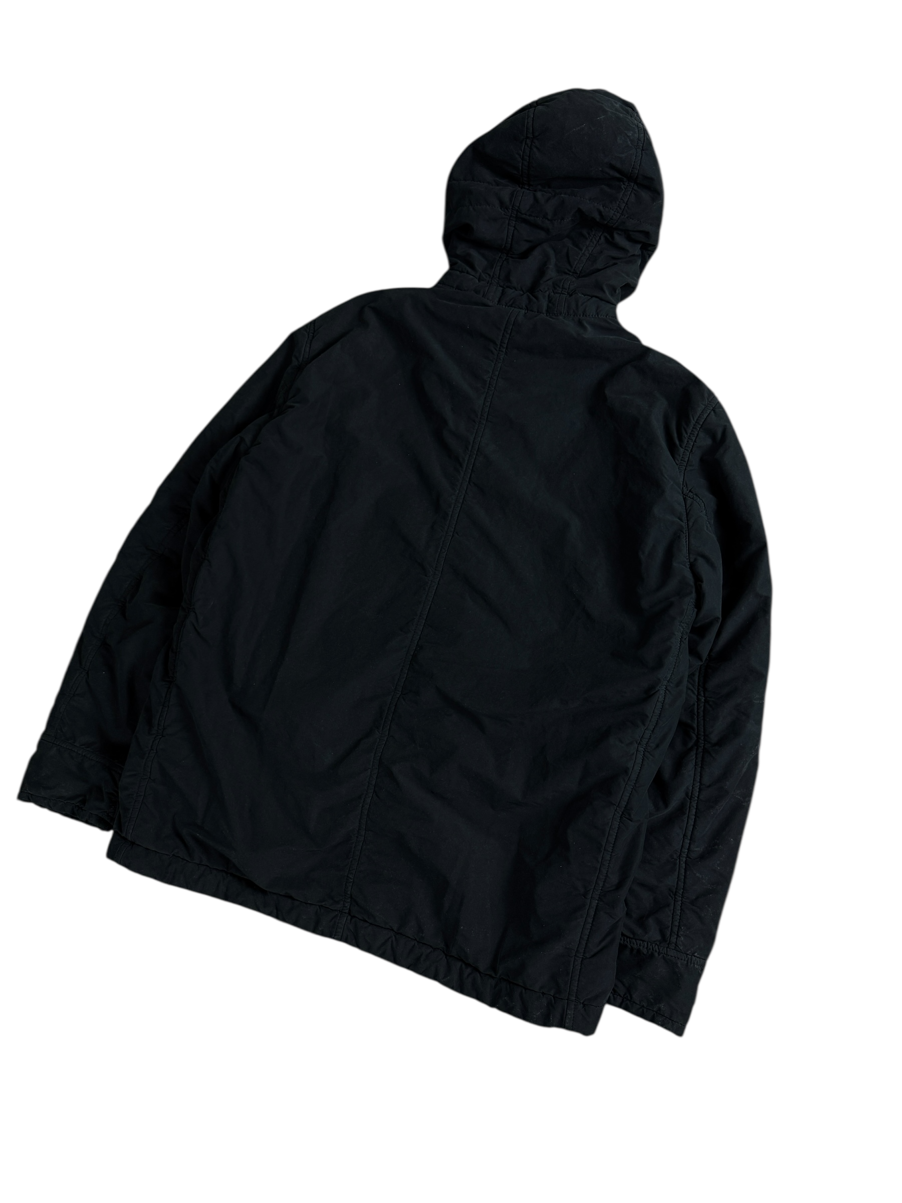 Parka Stone Island noir taille XL - Vue côté