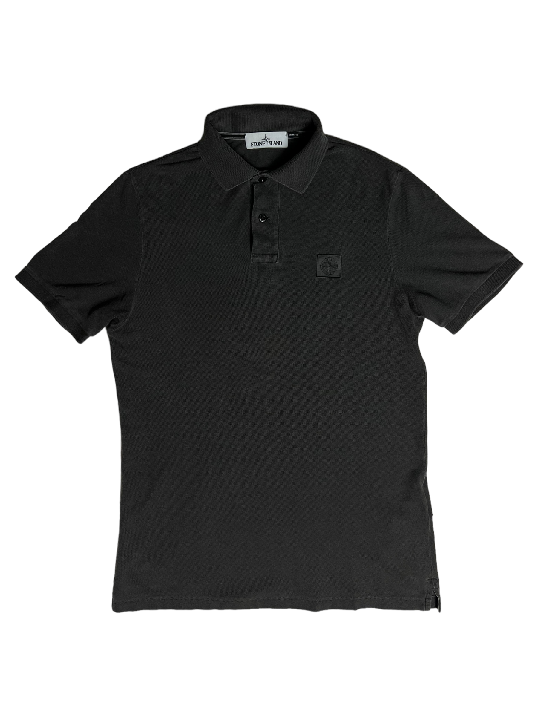 Polo Stone Island gris taille M - Vue de face