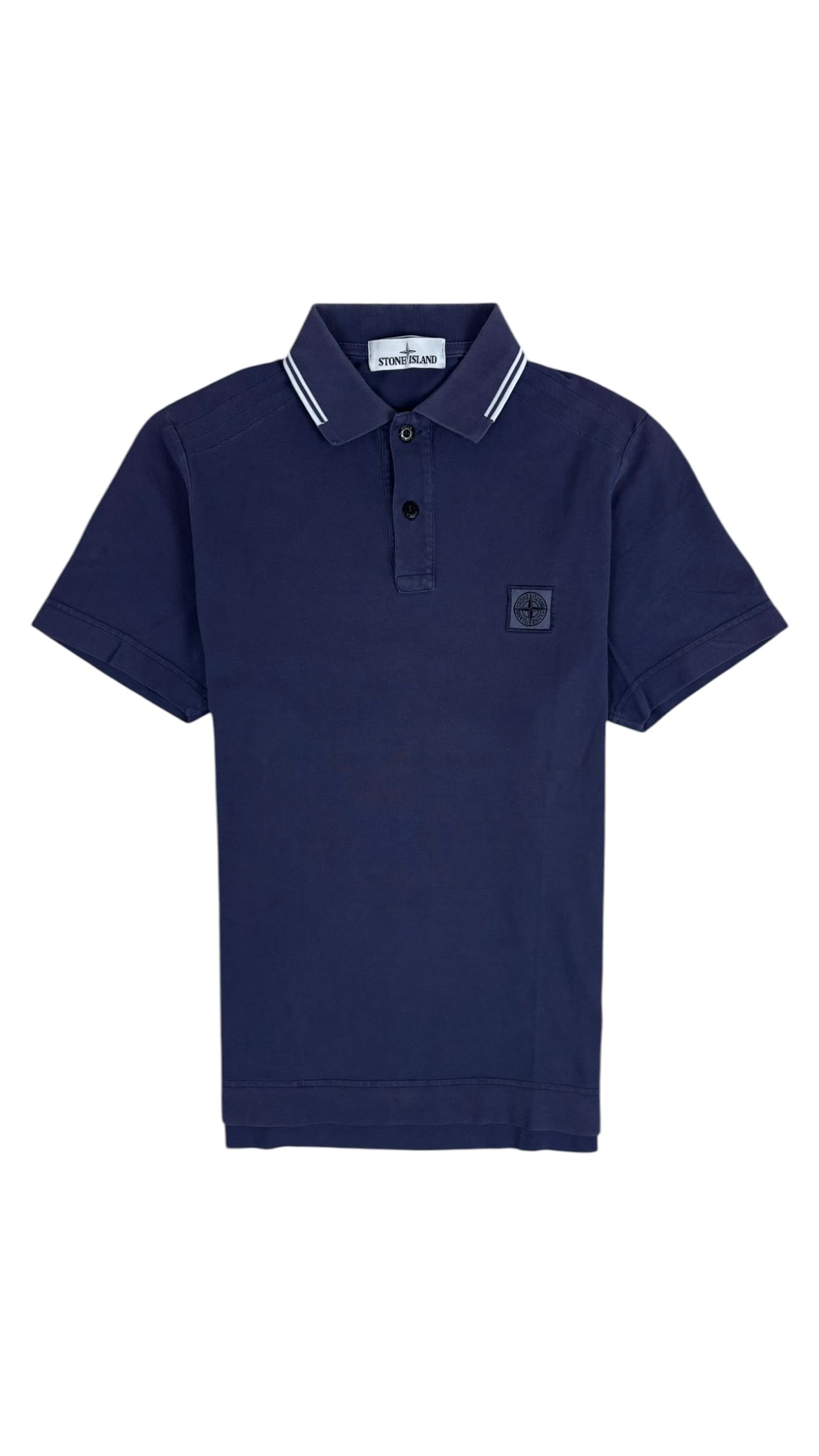 Polo Stone Island mauve taille S - Vue de face