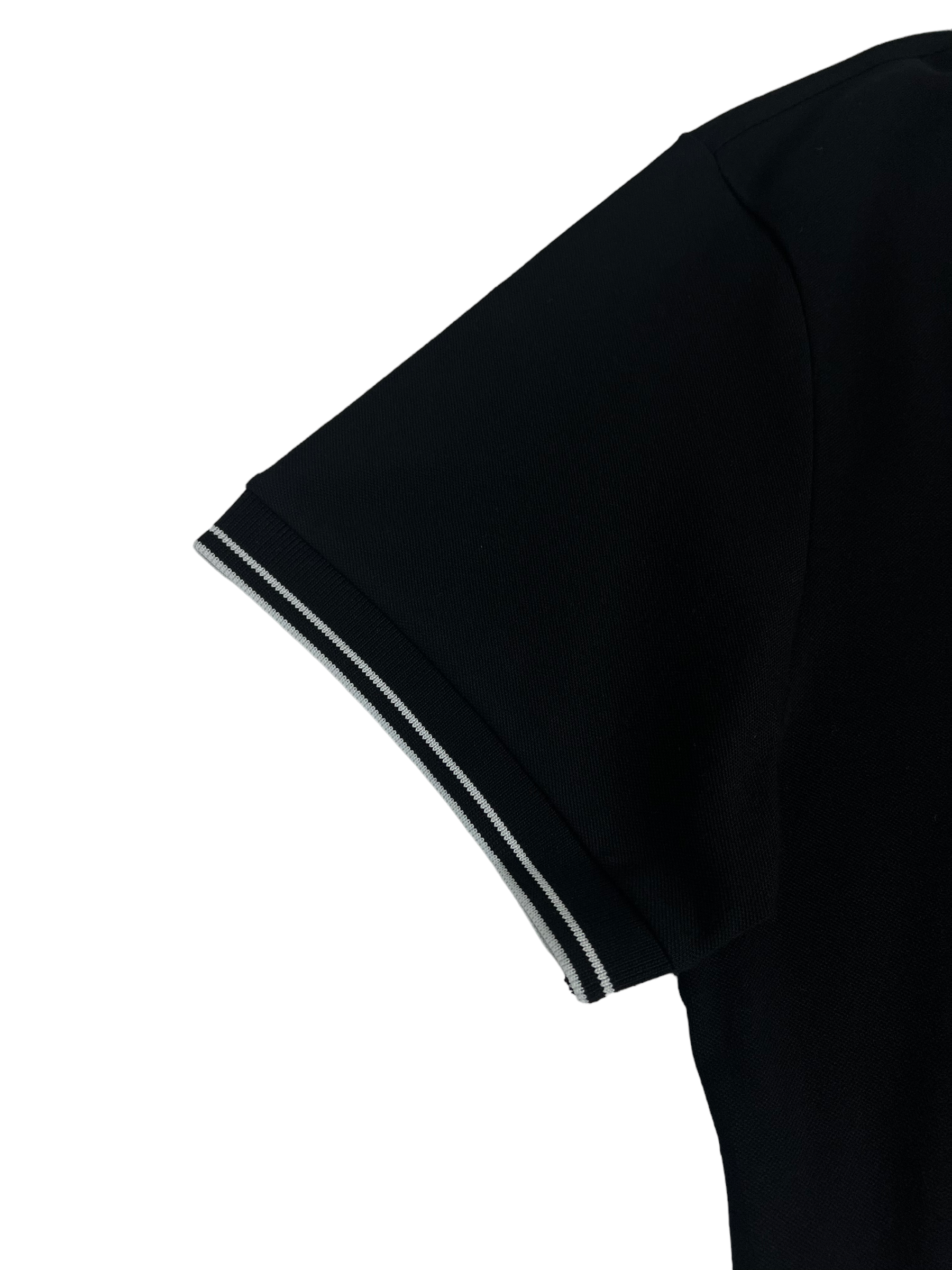 Polo Stone Island noir taille XL - Logo et étiquette