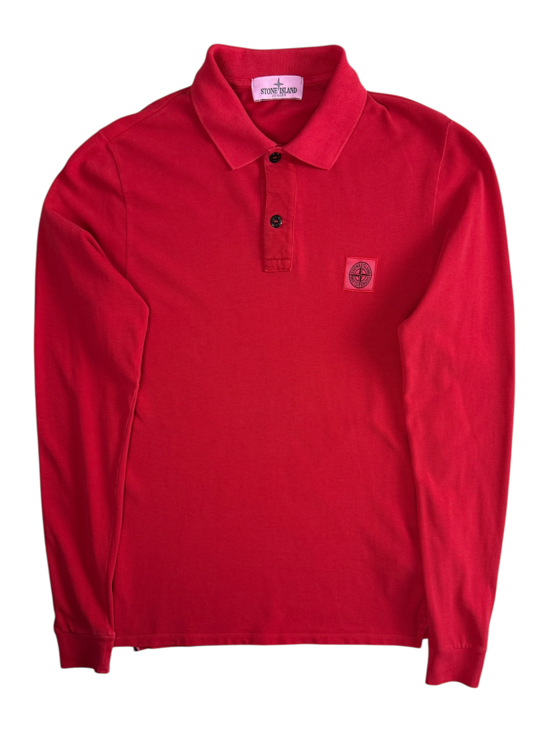 Polo Stone Island rouge taille XS - Vue de face