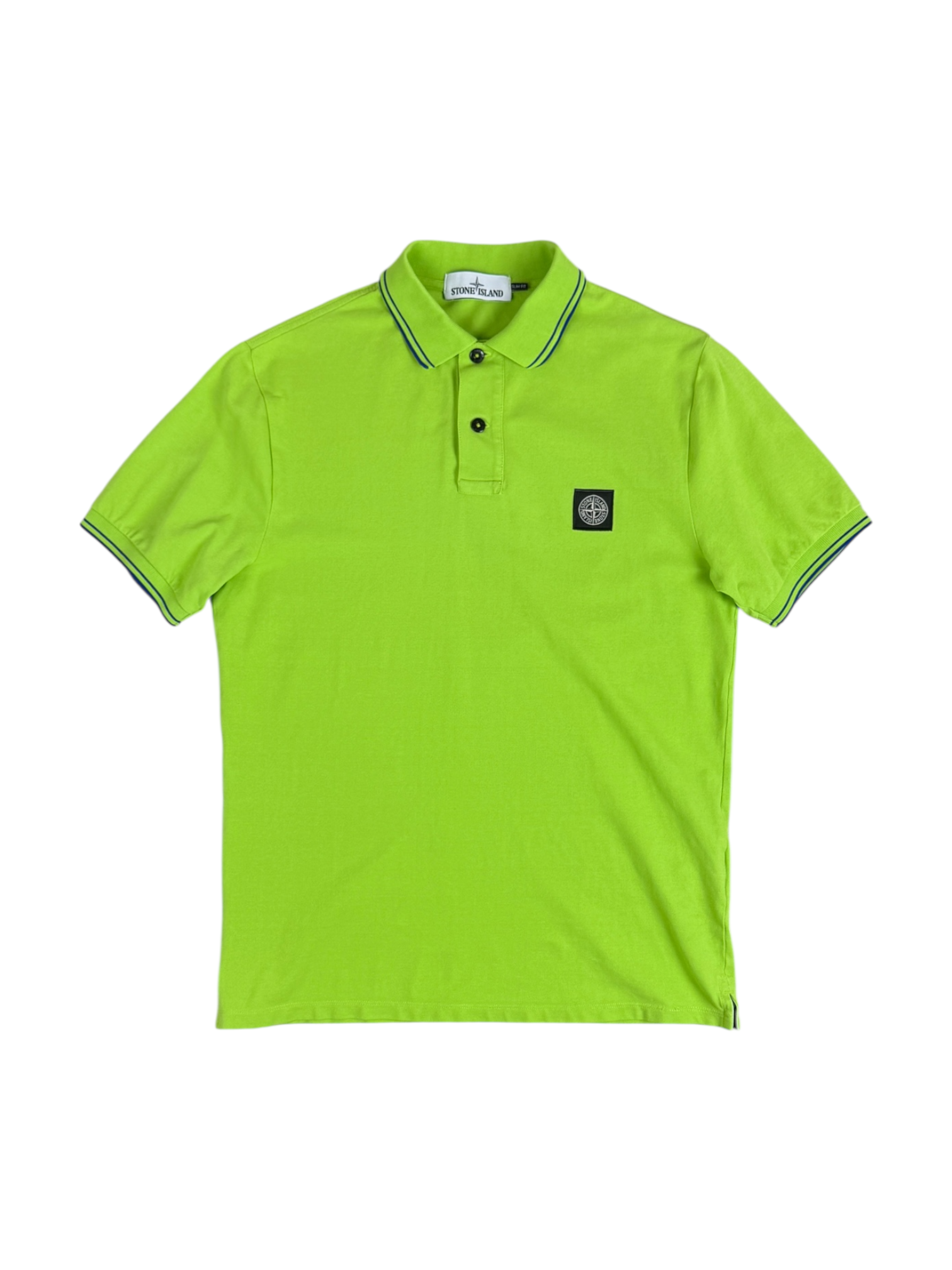 Polo Stone Island vert taille M - Vue de face