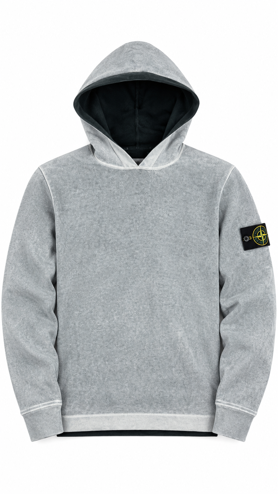 Pull à Capuche Réversible Stone Island gris taille S, seconde main authentifiée NB08 — vue 1