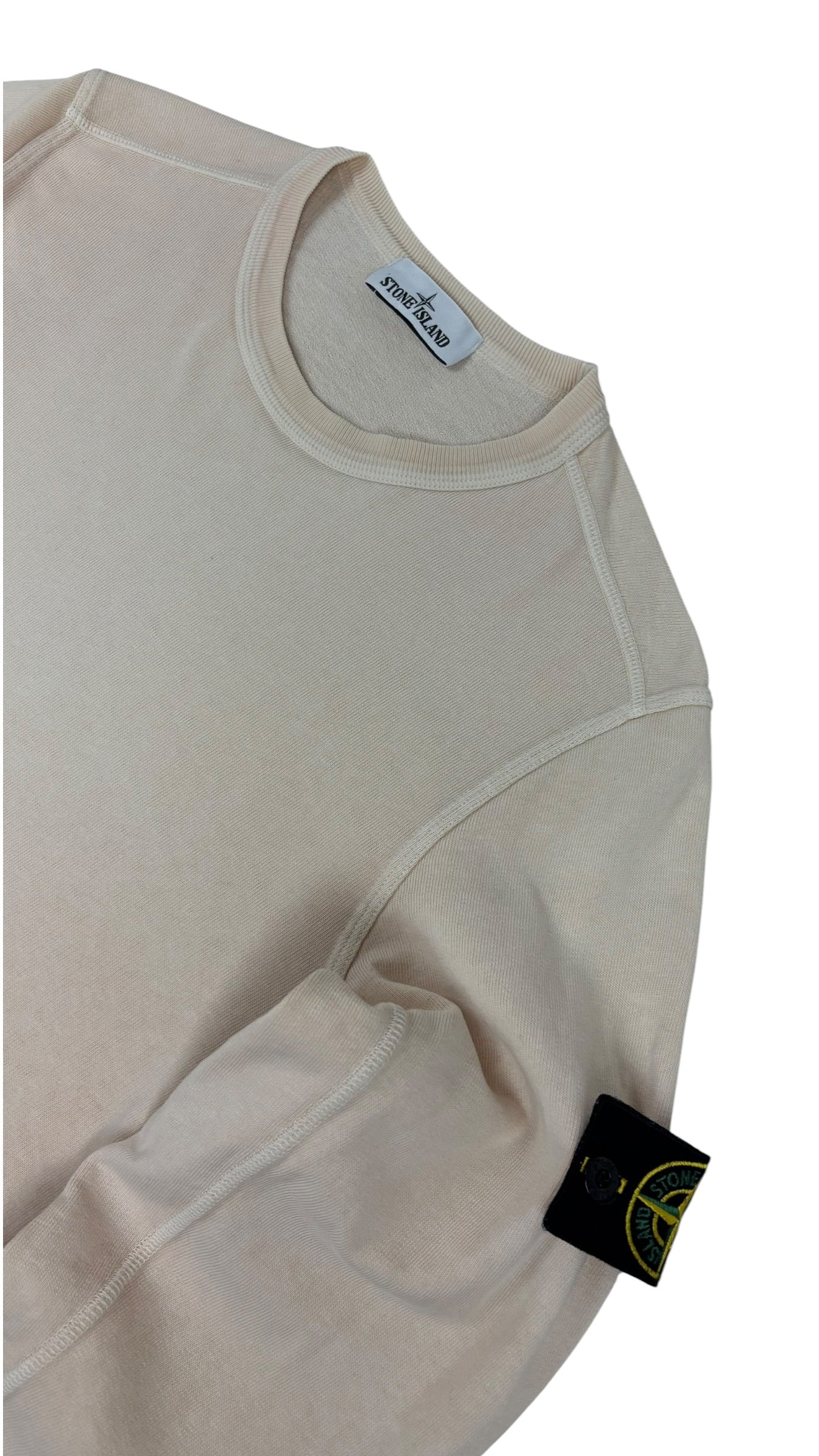 Pull Stone Island beige taille S - Vue de dos