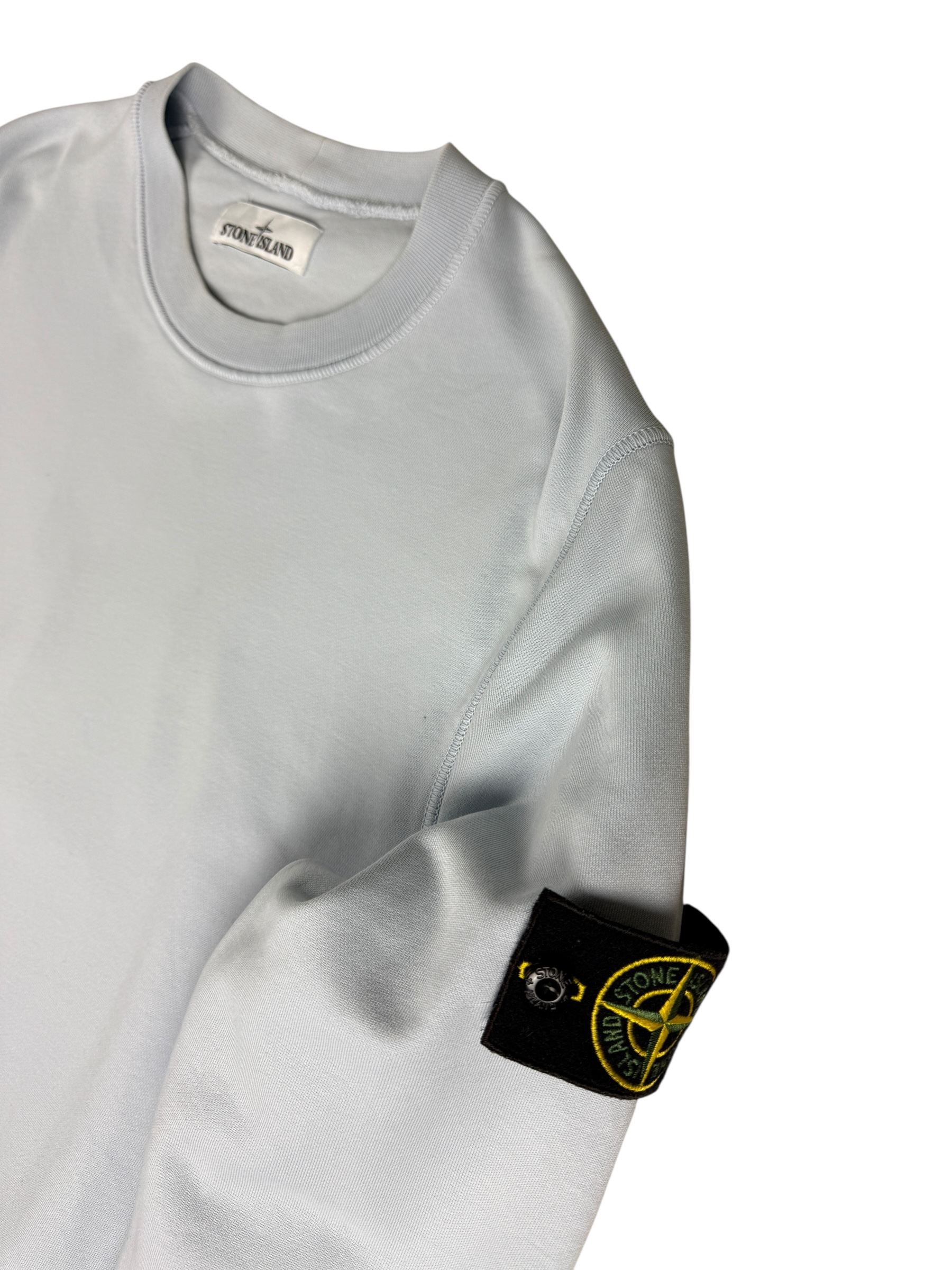 Pull Stone Island bleu ciel taille M - Vue de dos