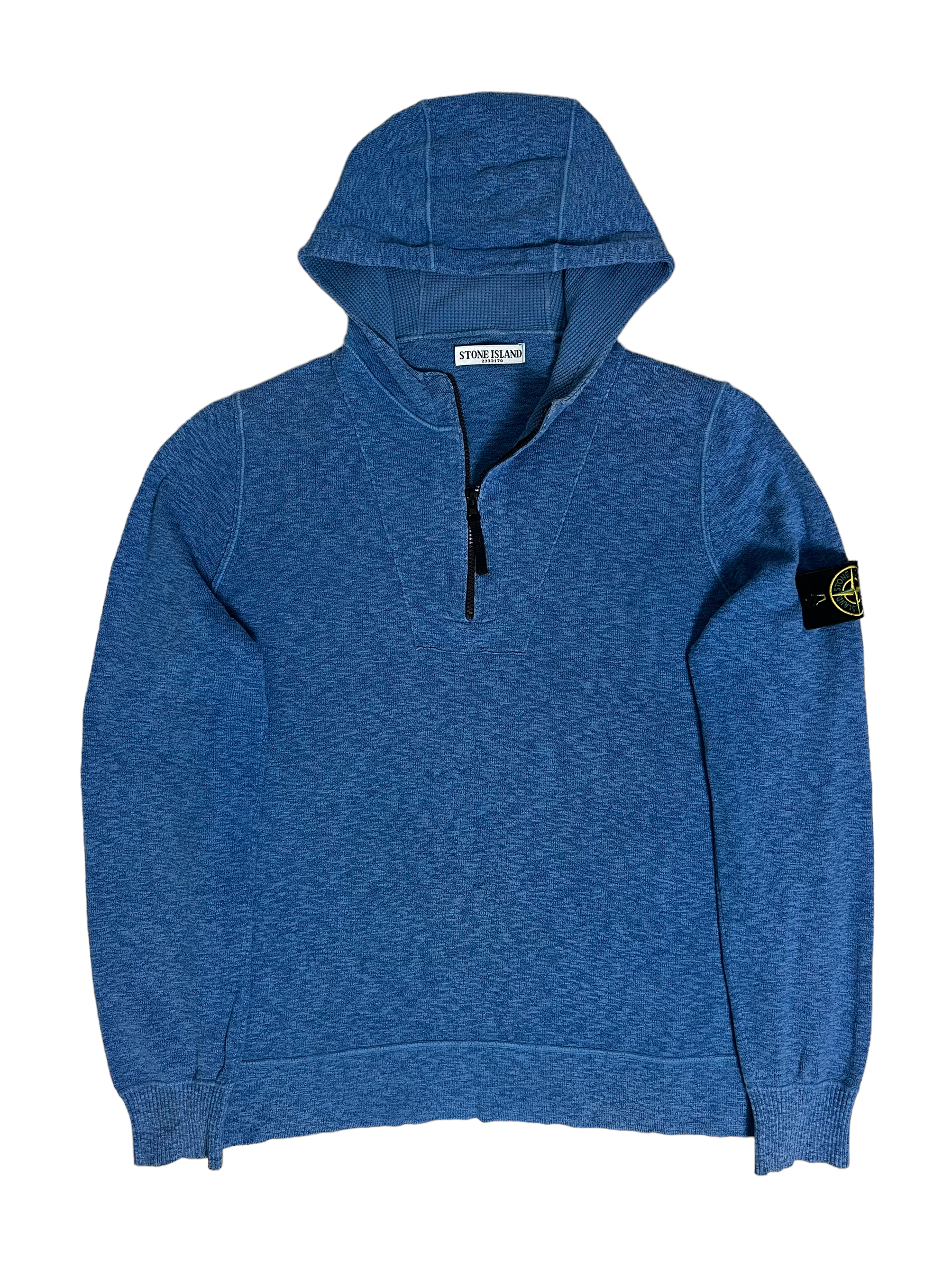 Pull Stone Island bleu taille L - Vue de face