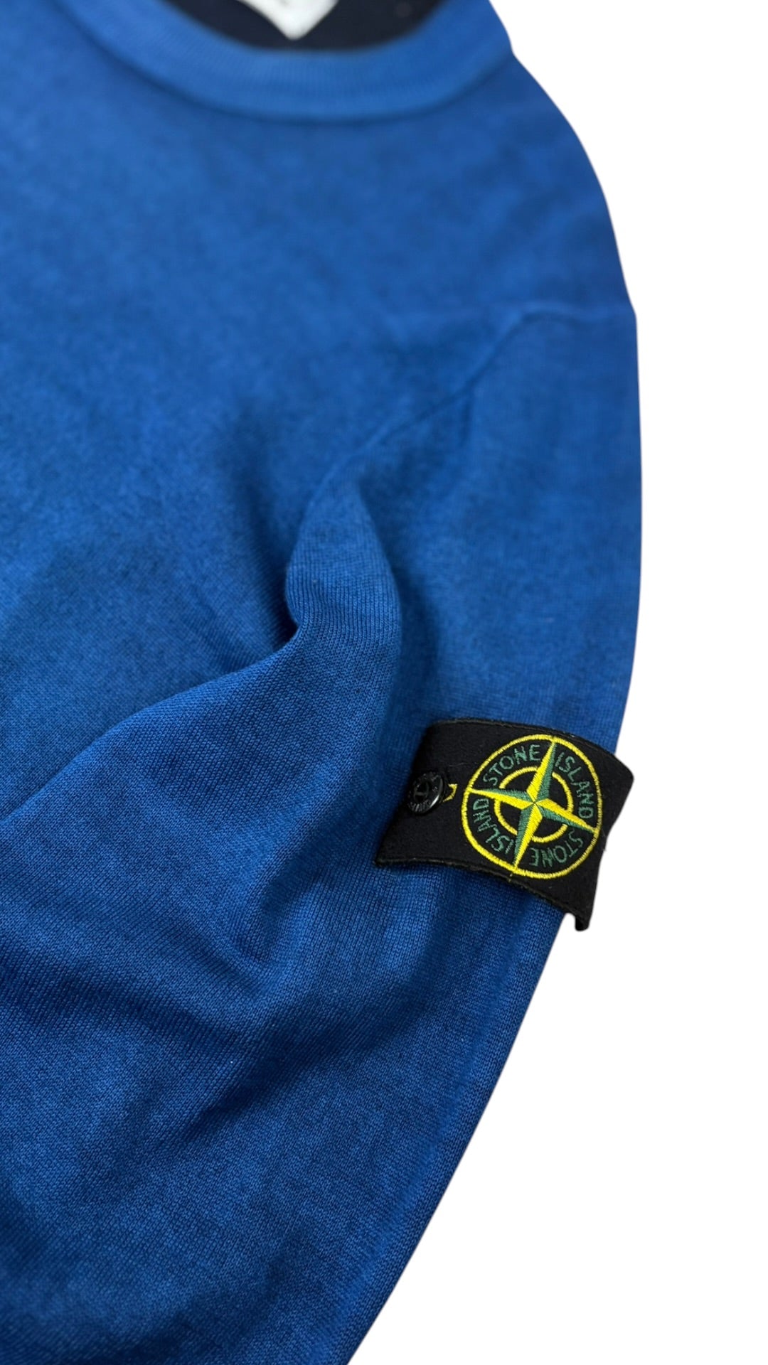 Pull Stone Island bleu taille M - Vue de dos