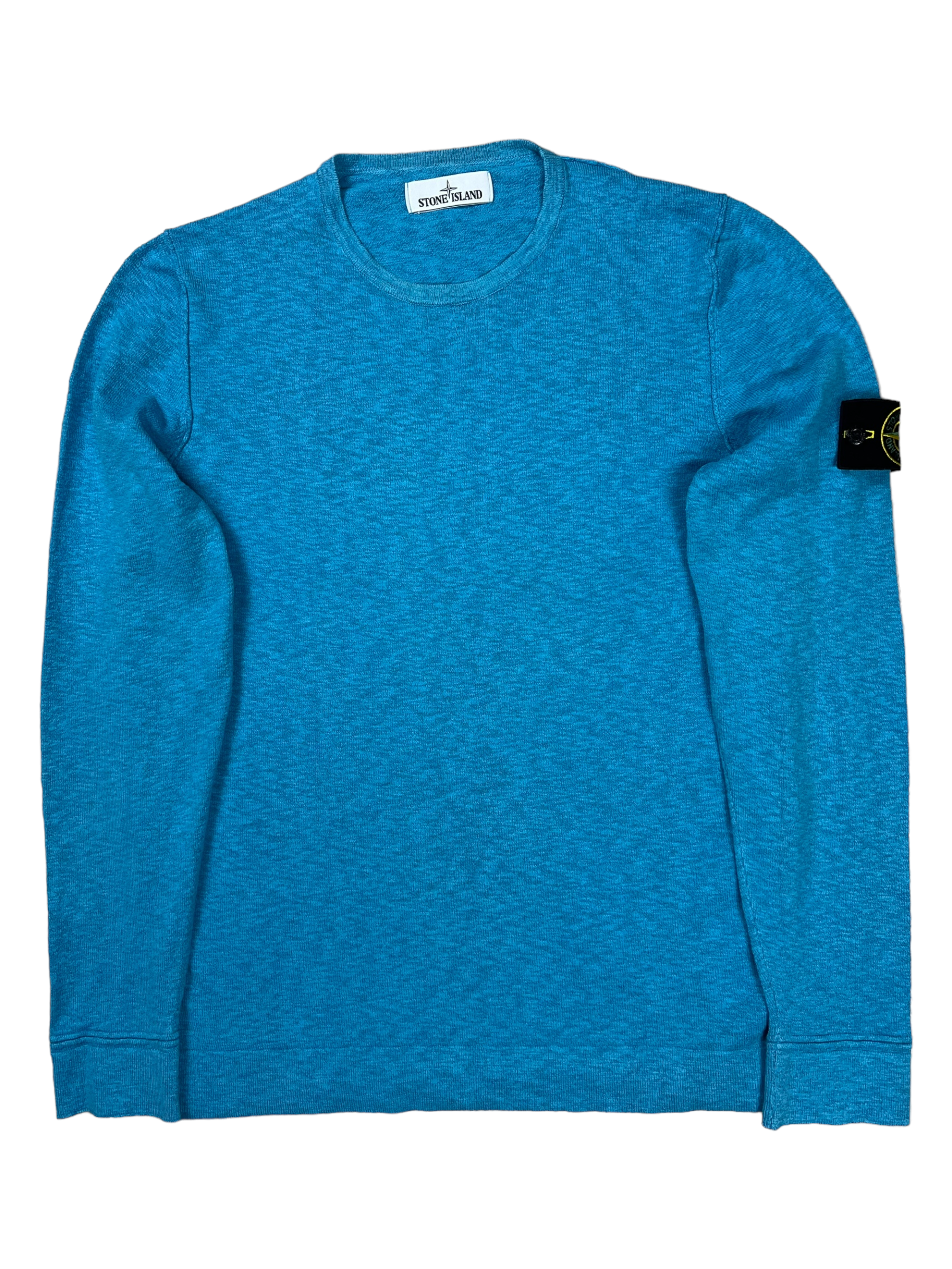 Pull Stone Island bleu taille M - Vue de face