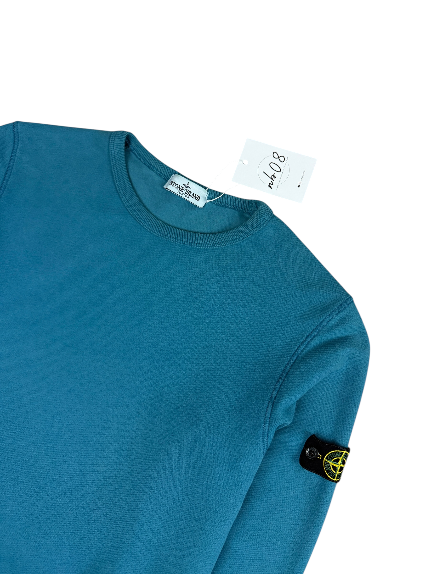 Pull Stone Island bleu taille XS - Vue de dos