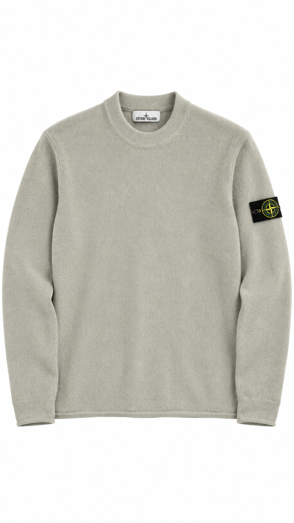 Pull Col Montant Stone Island beige taille L, seconde main authentifiée NB08 — vue 1