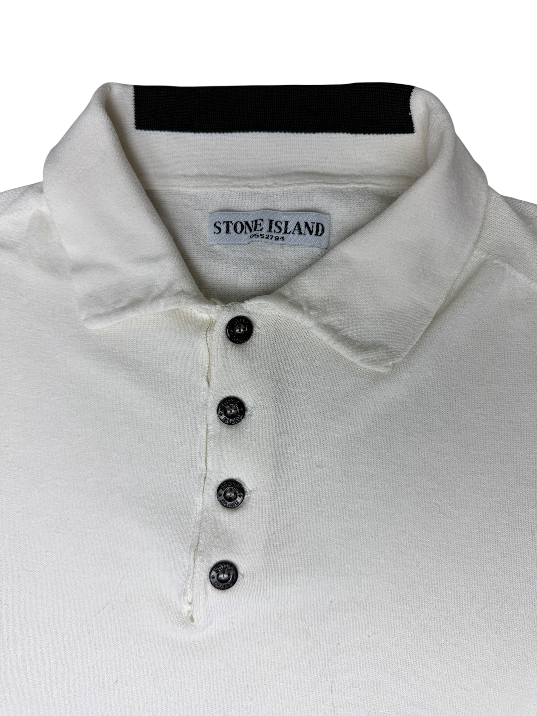 Pull Stone Island crème taille L - Détail