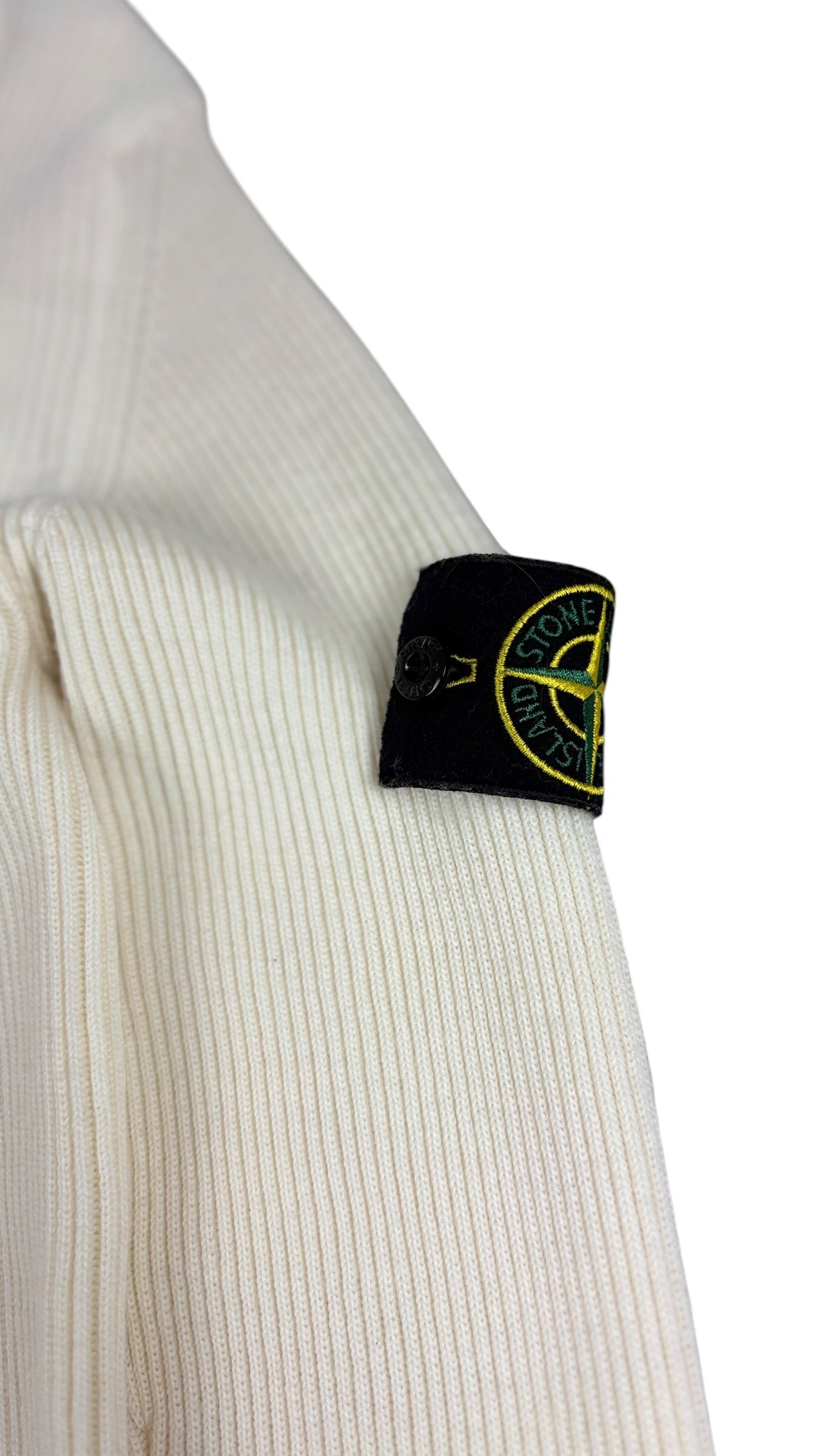 Pull Stone Island crème taille L - Vue de dos