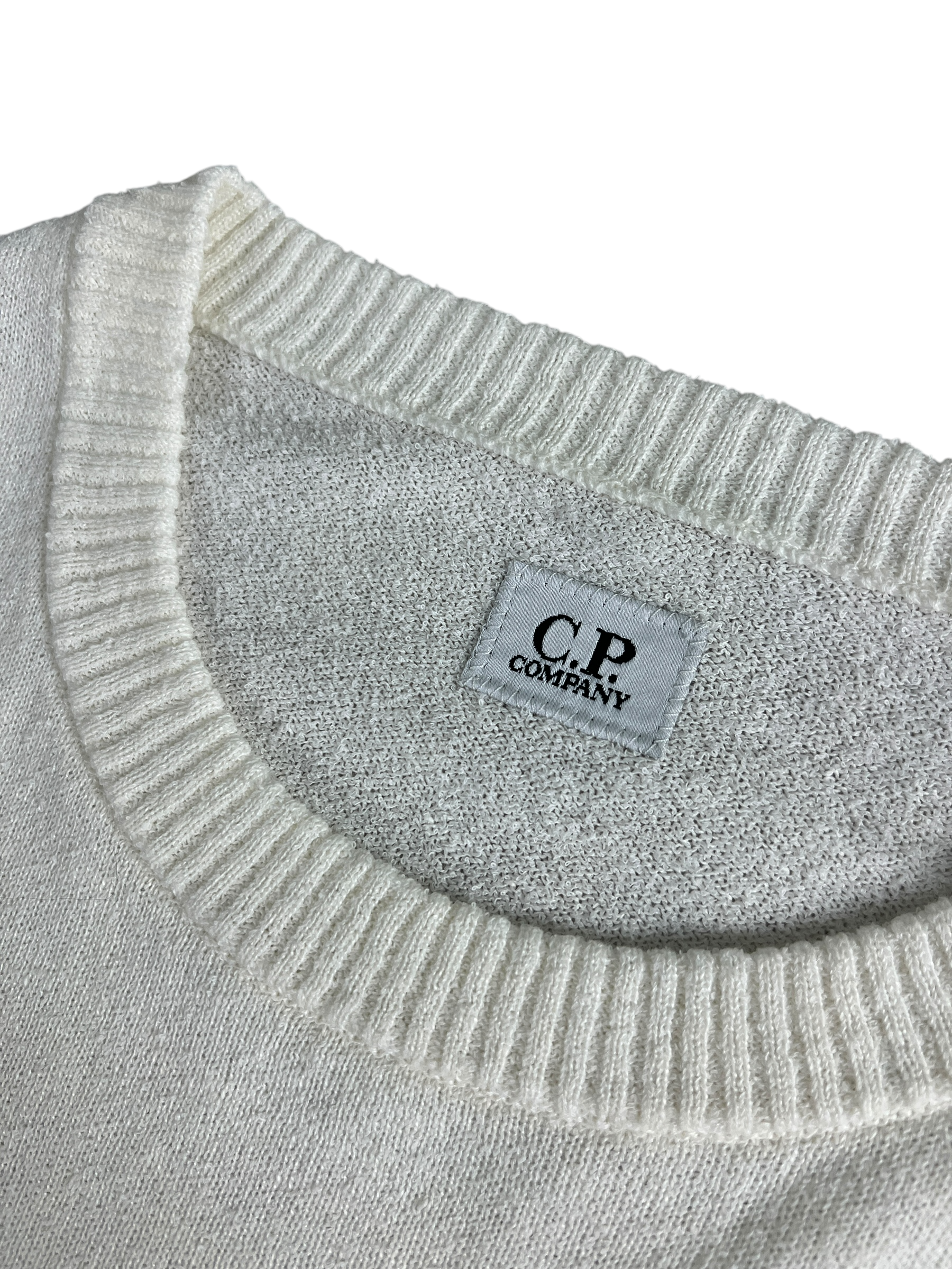 Pull Stone Island crème taille M - Détail