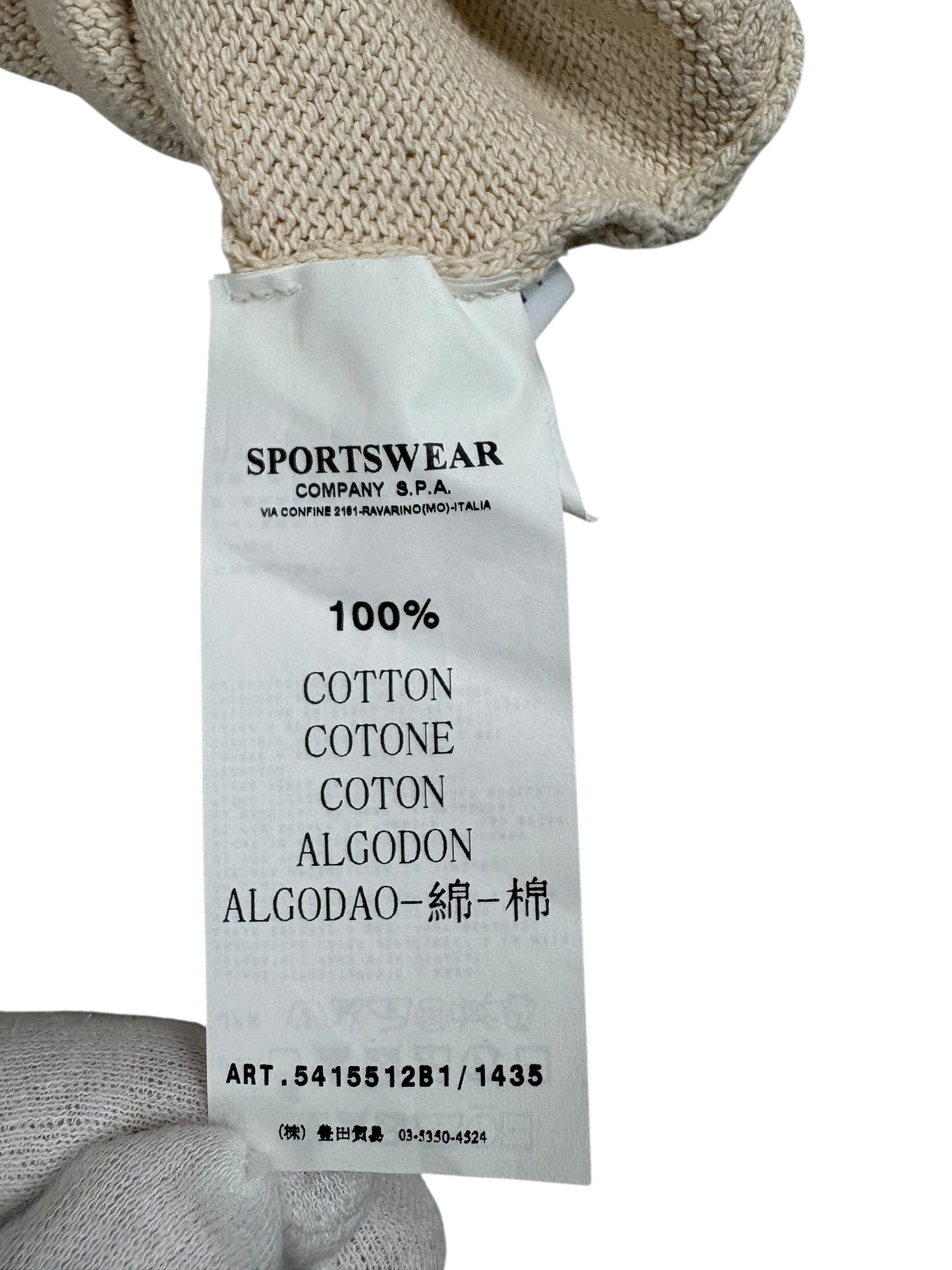 Pull Stone Island crème taille S - Détail