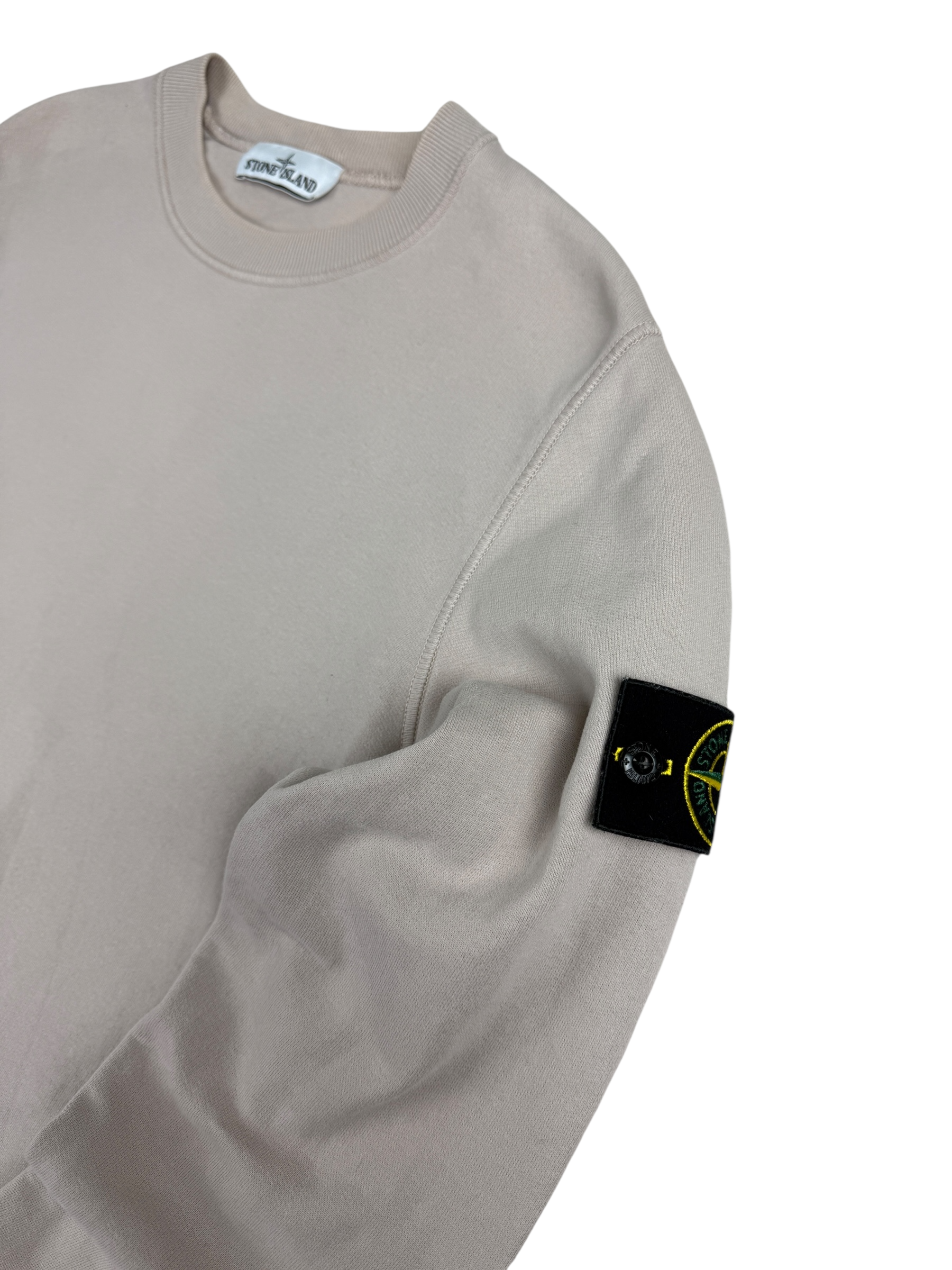 Pull Stone Island crème taille S - Vue de dos