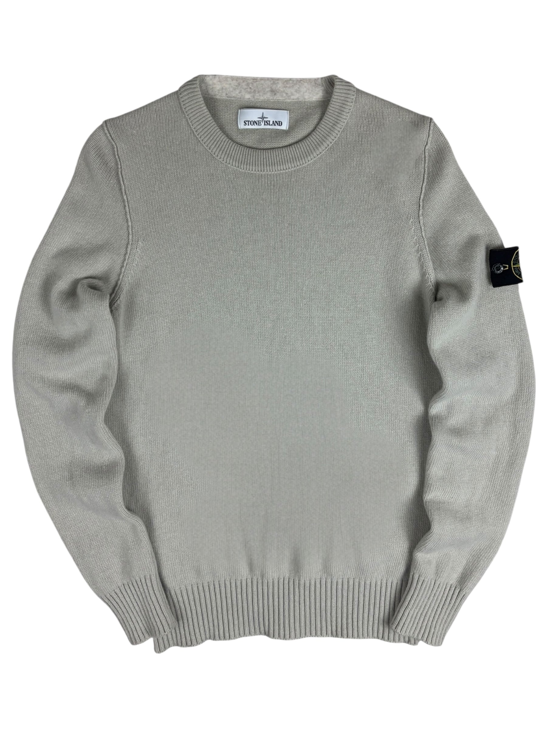 Pull Stone Island crème taille S - Vue de face