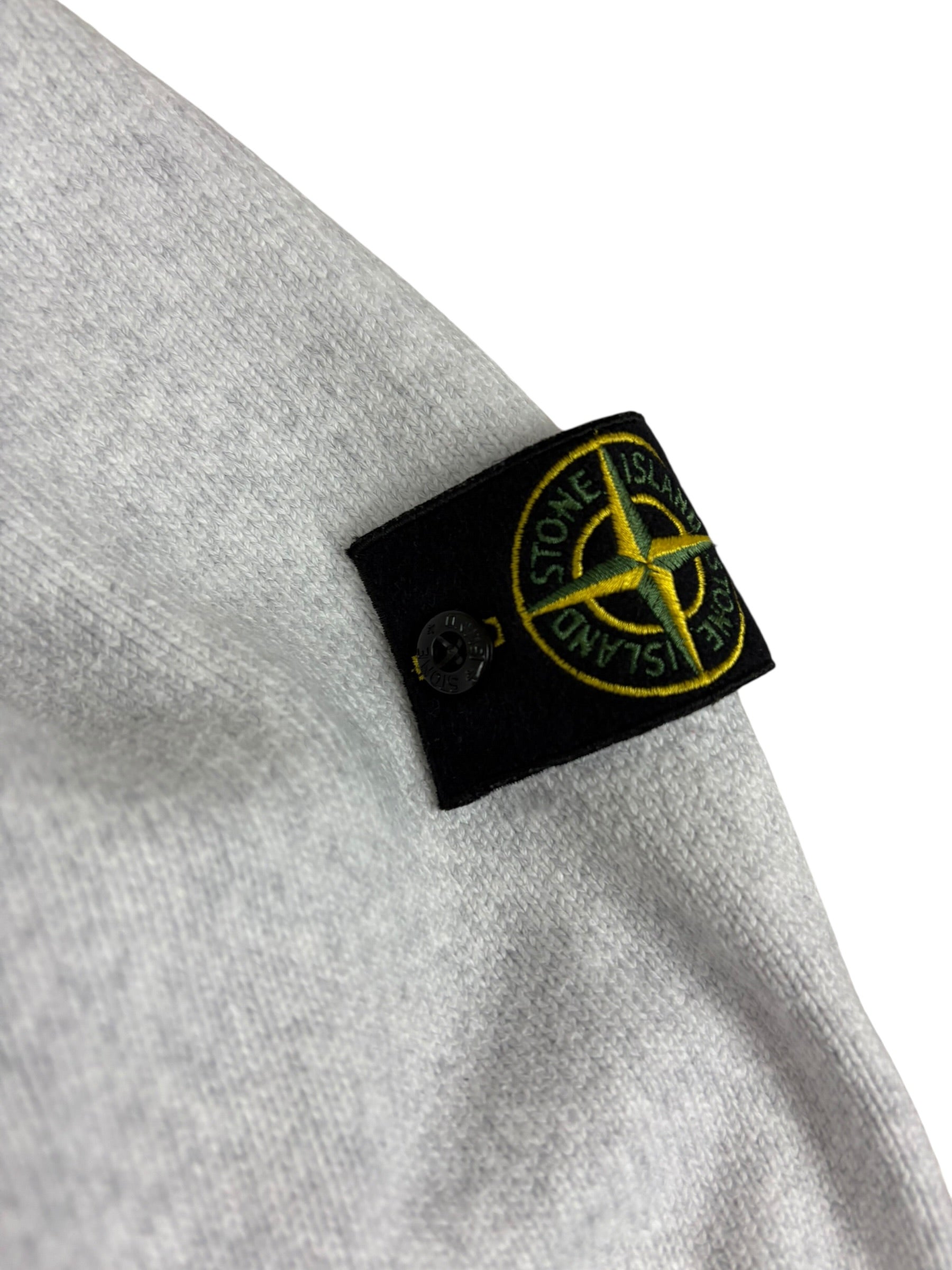 Pull Stone Island gris clair taille XL - Vue de dos