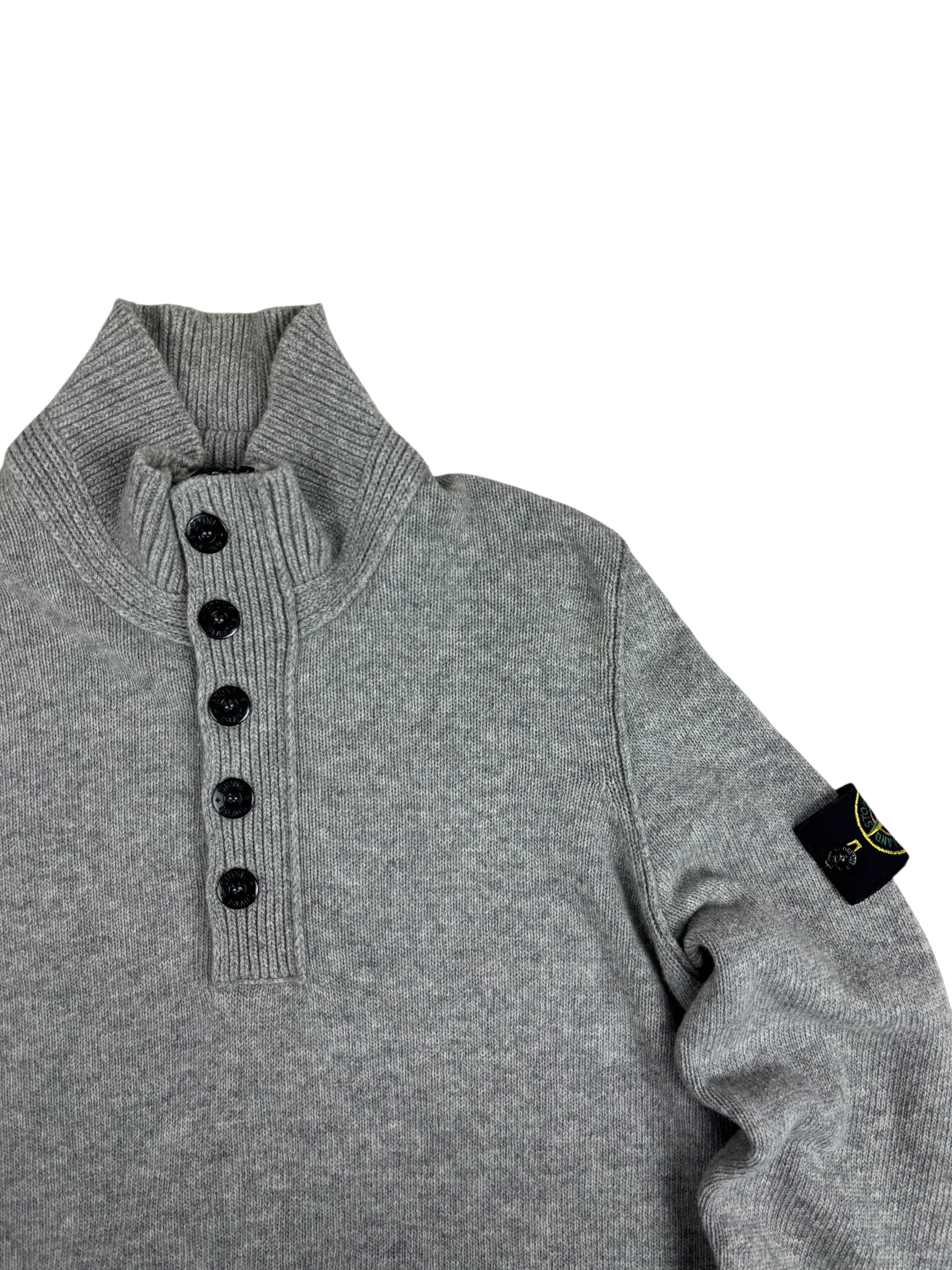 Pull Stone Island gris taille M - Vue de dos