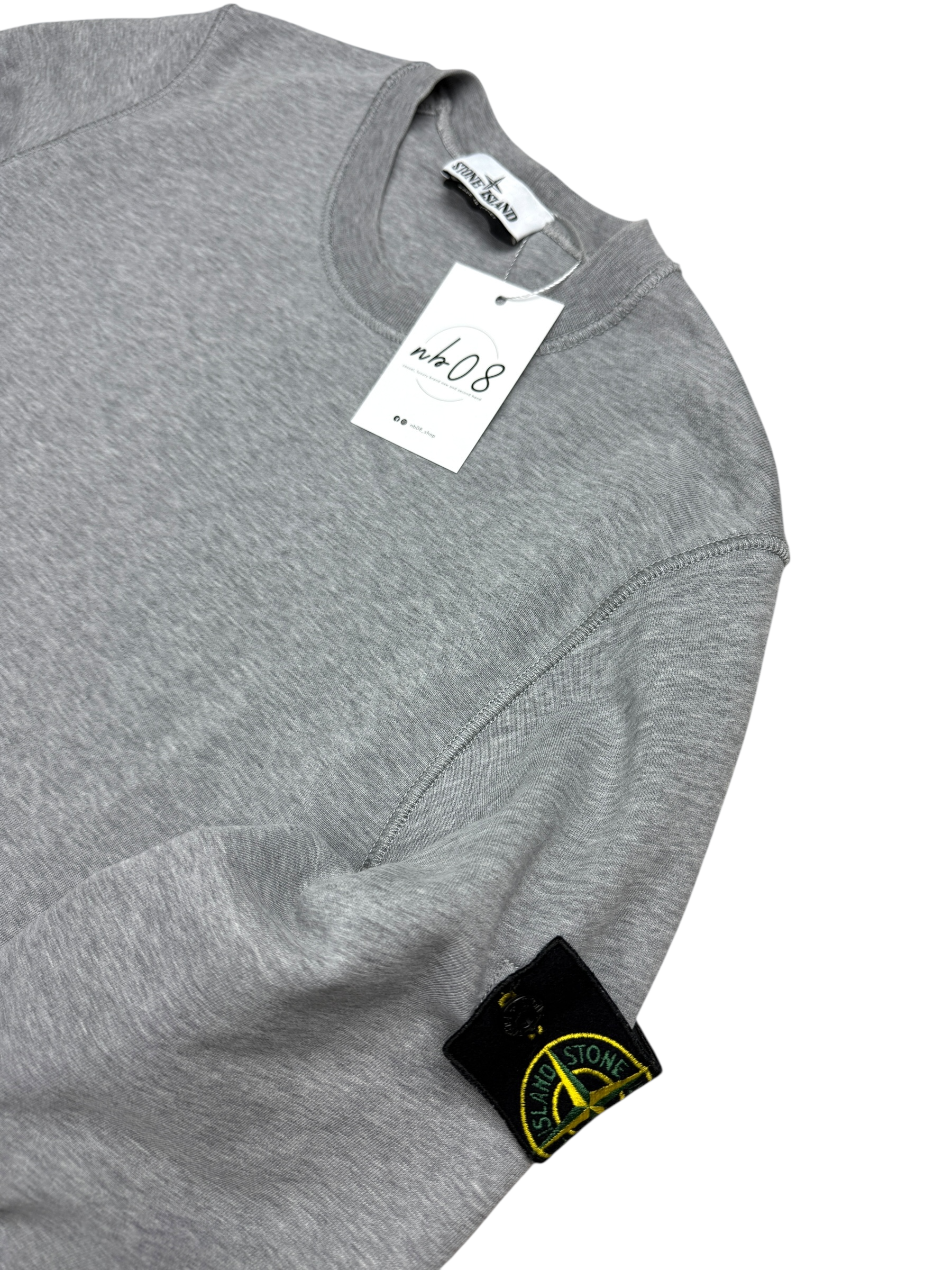 Pull Stone Island gris taille M - Vue de dos