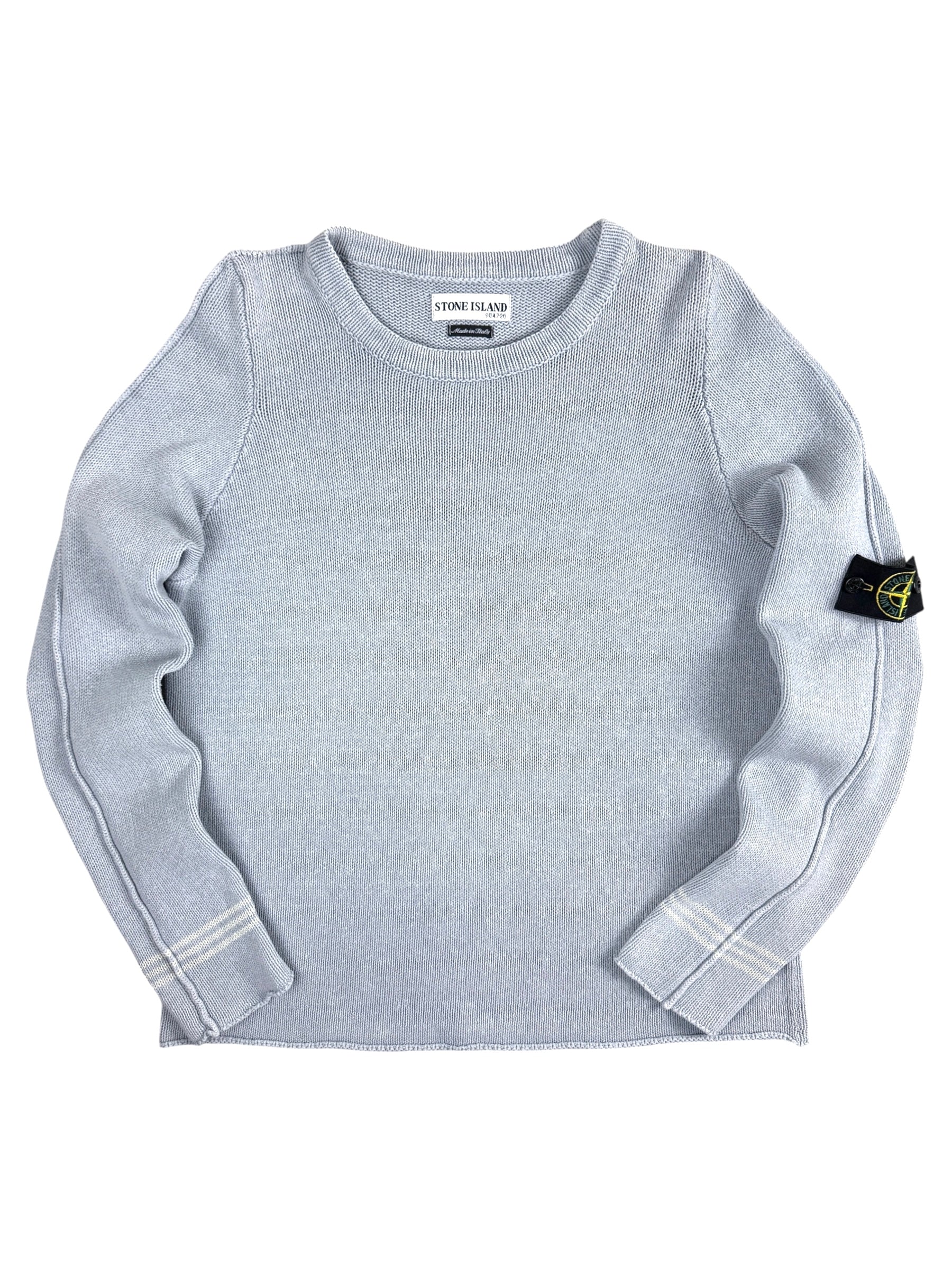 Pull Stone Island gris taille M - Vue de face