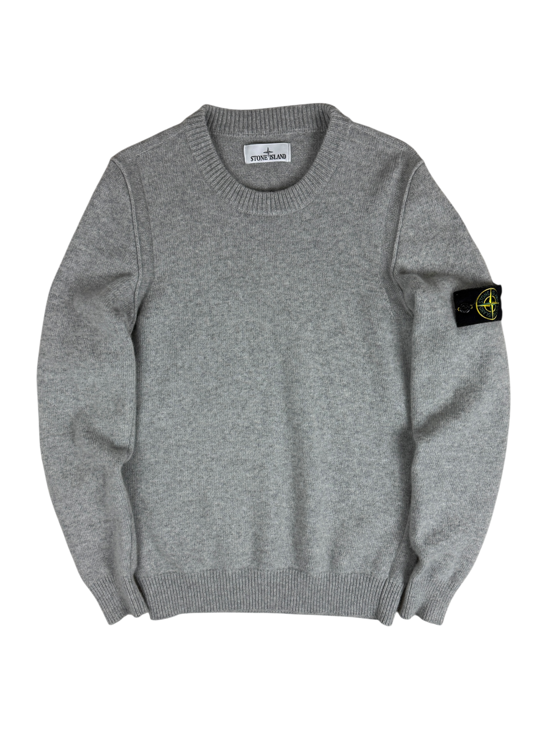 Pull Stone Island gris taille M - Vue de face