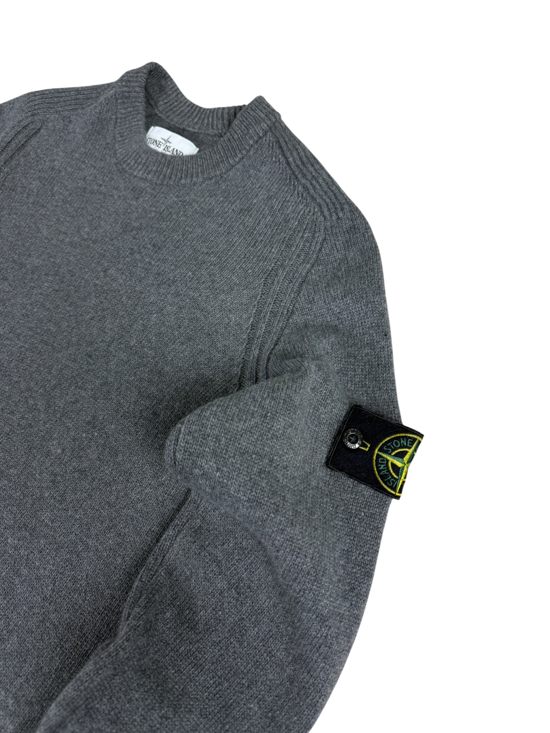 Pull Stone Island gris taille S - Vue de dos