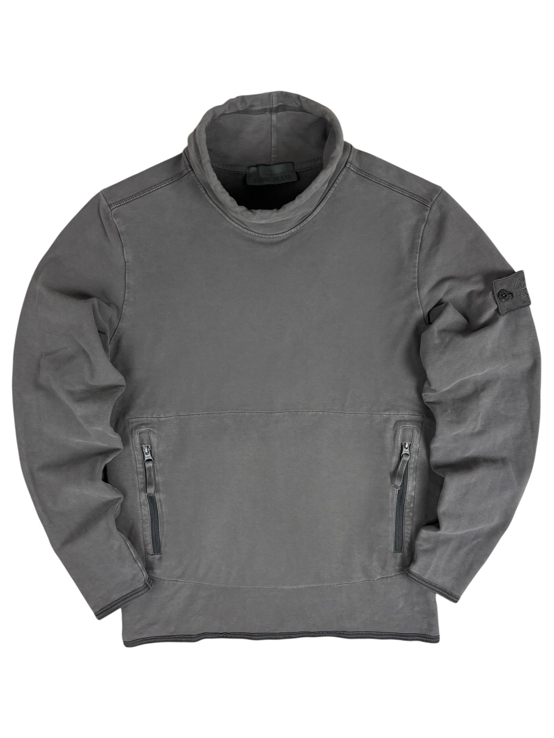 Pull Stone Island gris taille S - Vue de face