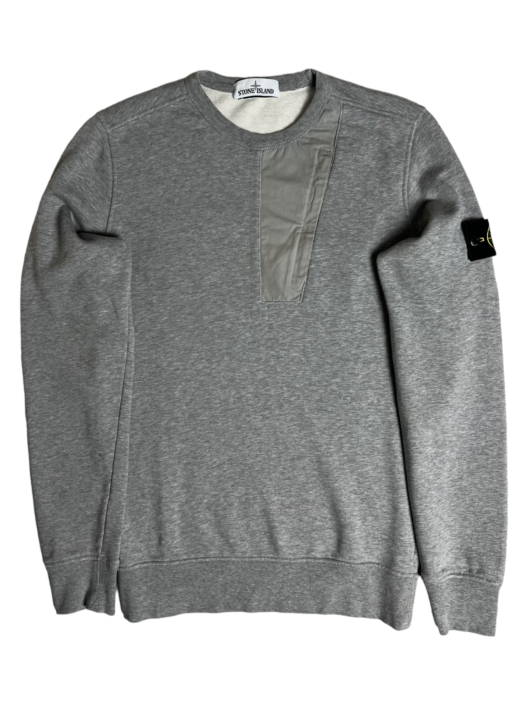 Pull Stone Island gris taille S - Vue de face