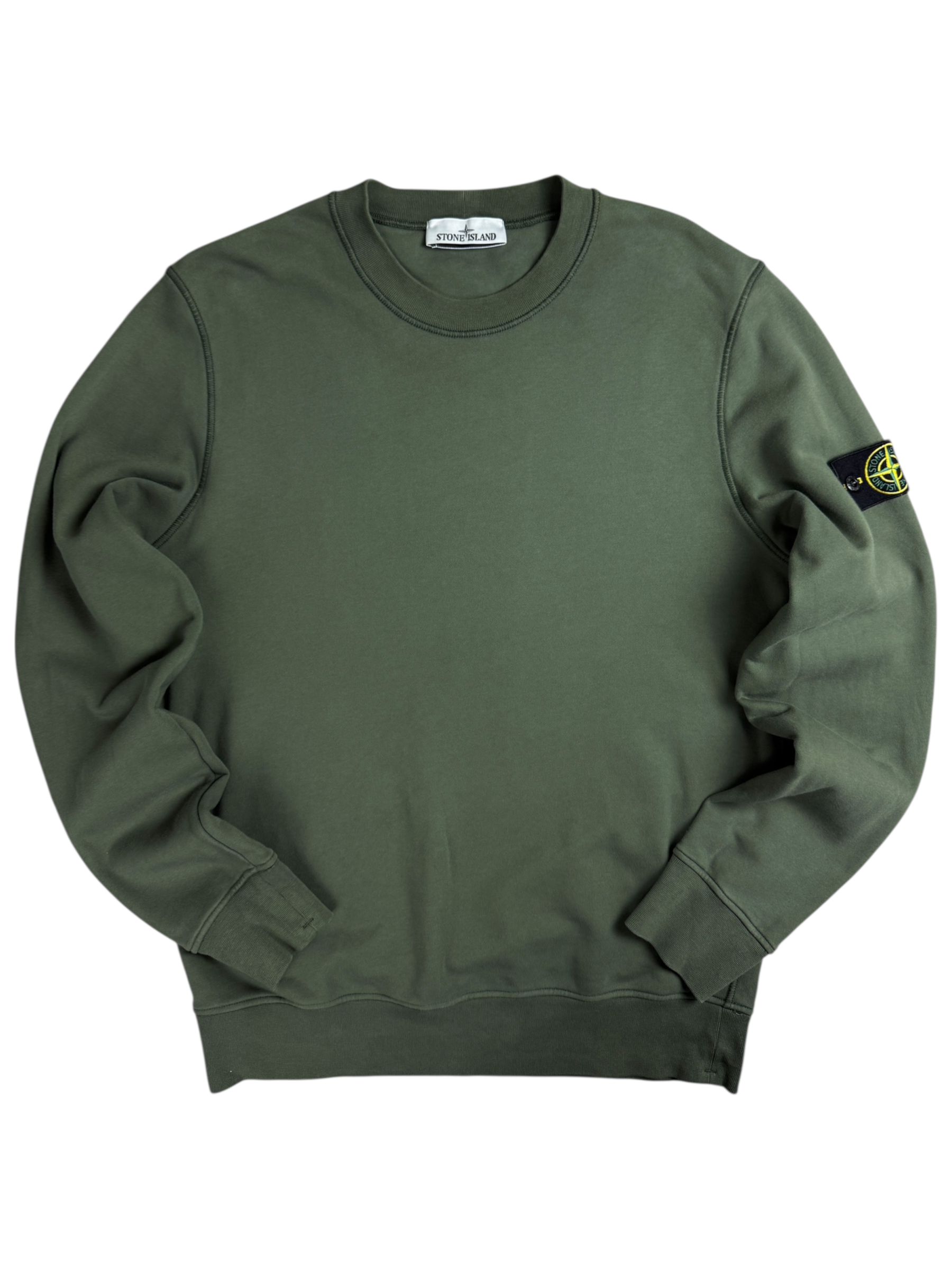 Pull Stone Island kaki taille L - Vue de face