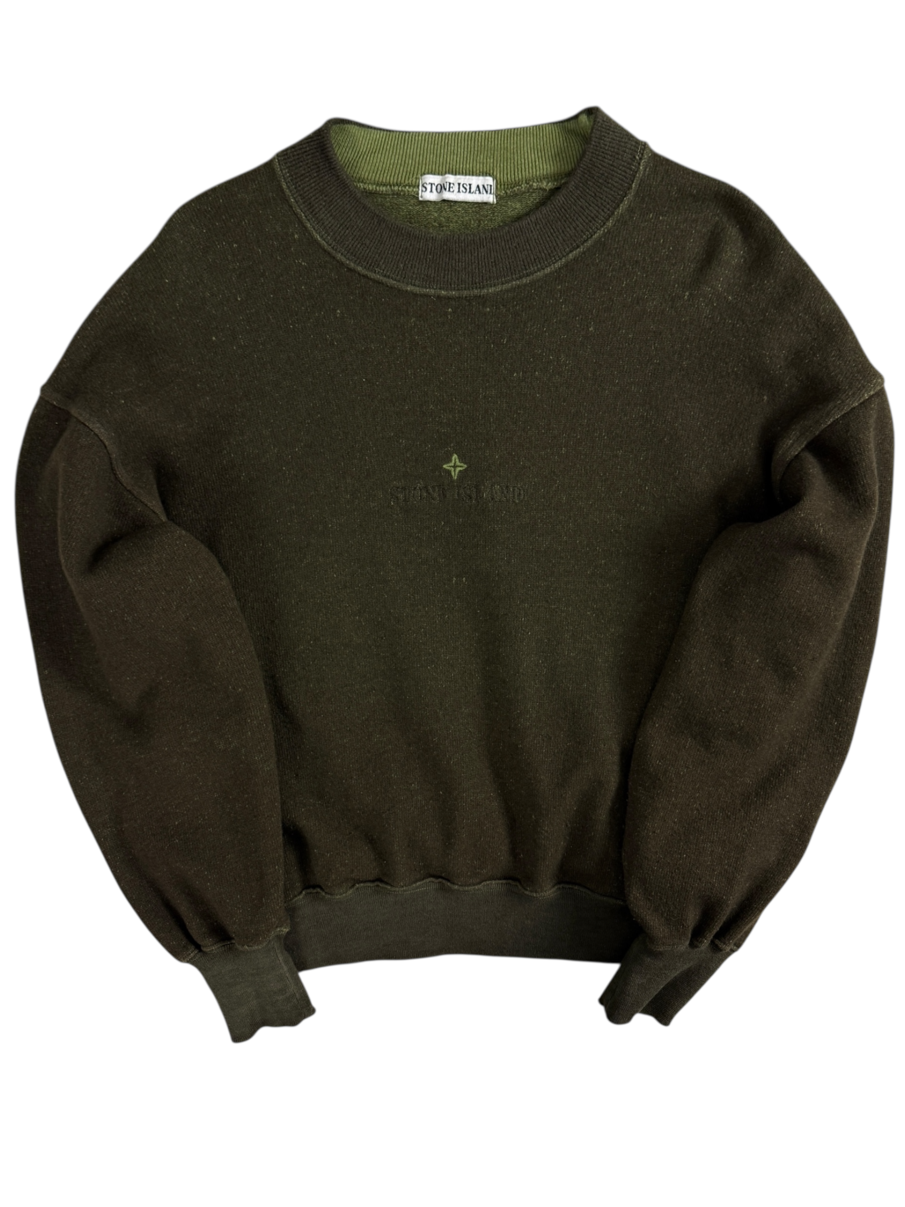 Pull Stone Island kaki taille L - Vue de face