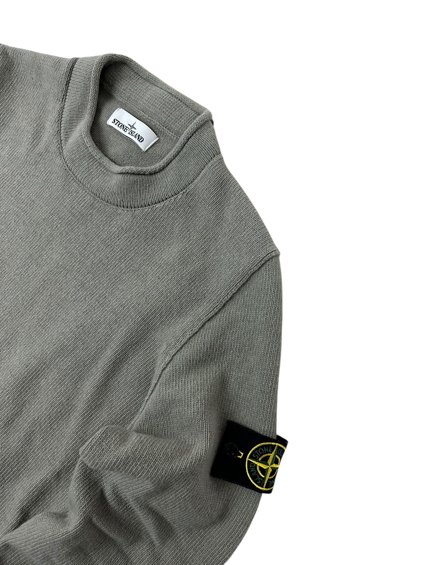 Pull Stone Island kaki taille M - Vue de dos