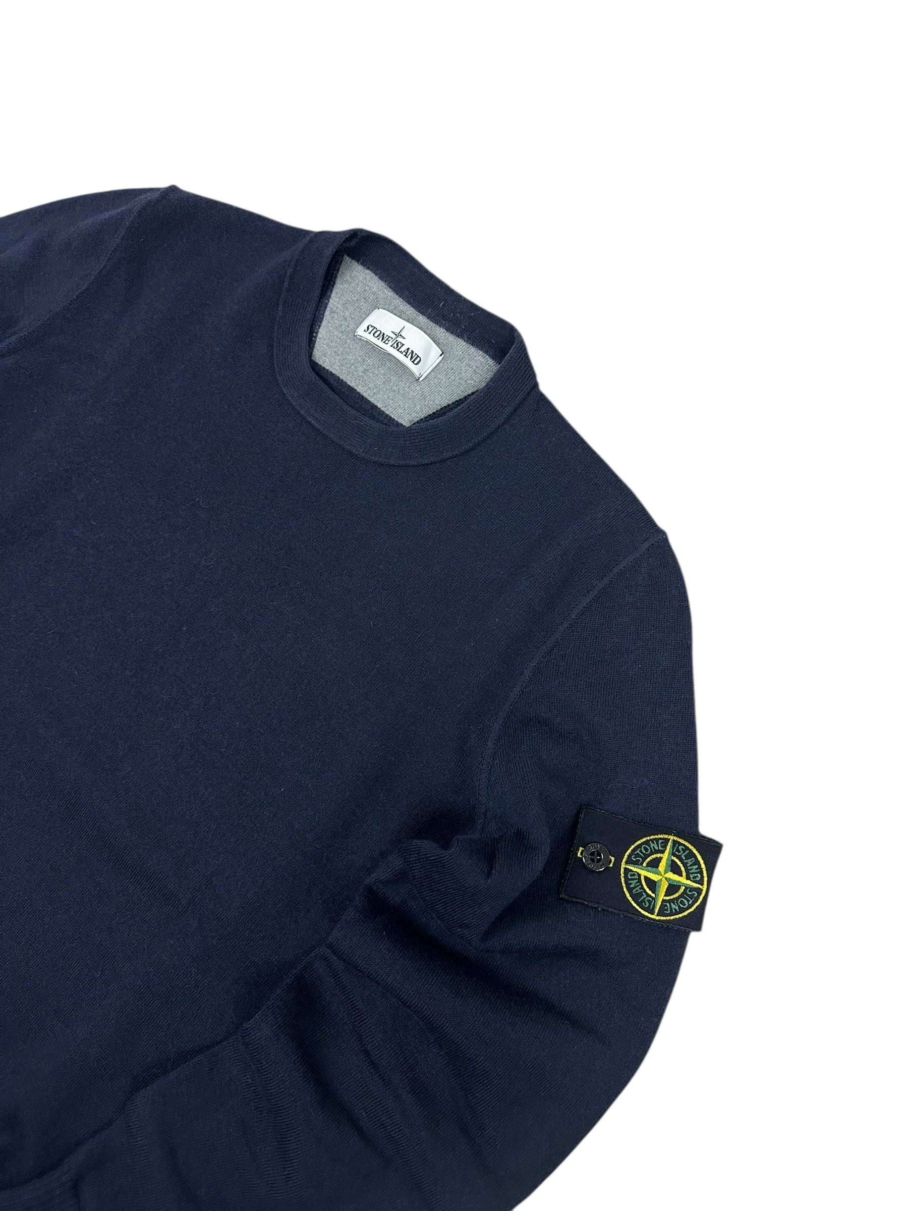 Pull Stone Island marine taille L - Vue de dos