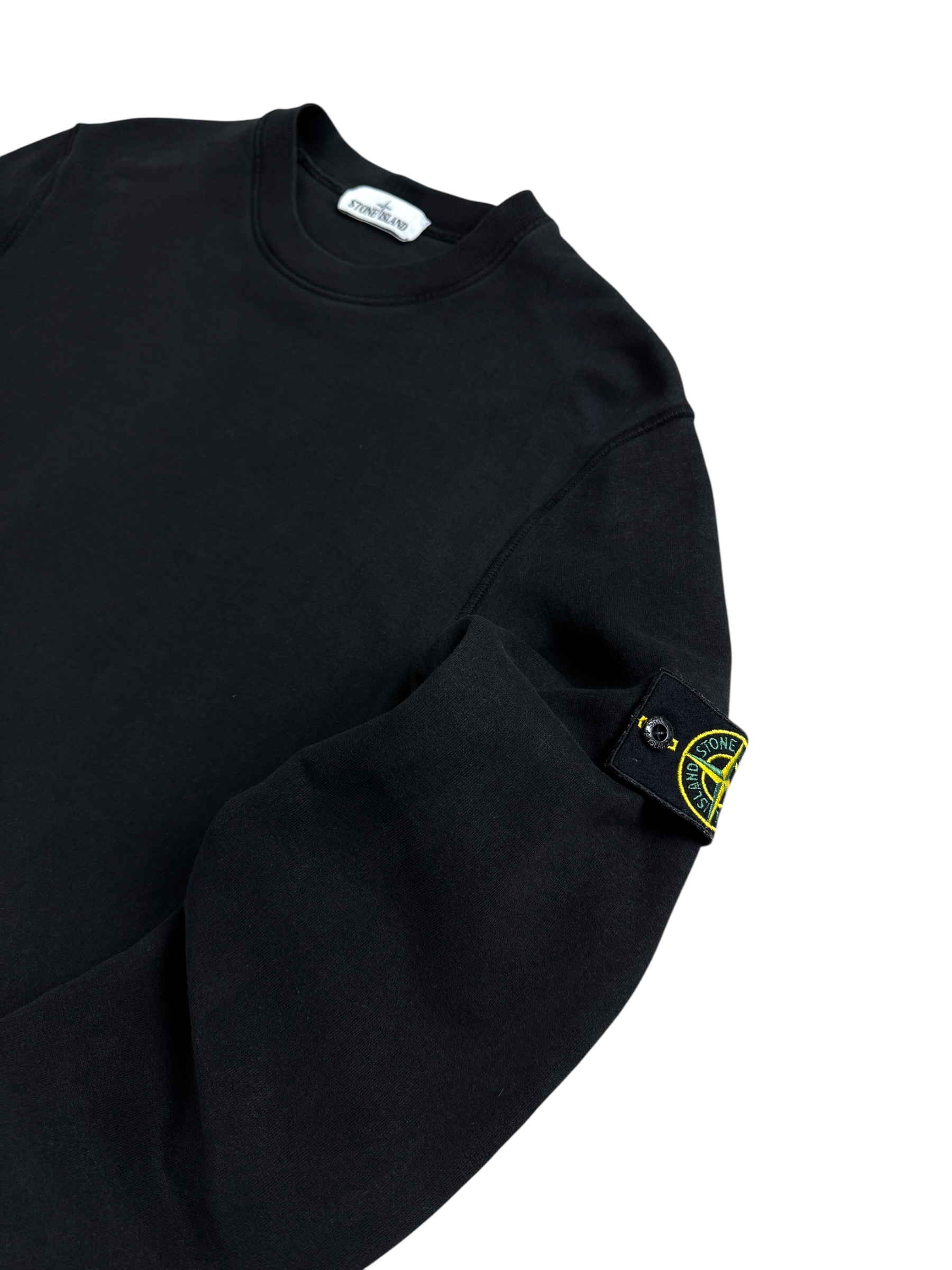 Pull Stone Island noir taille L - Vue de dos