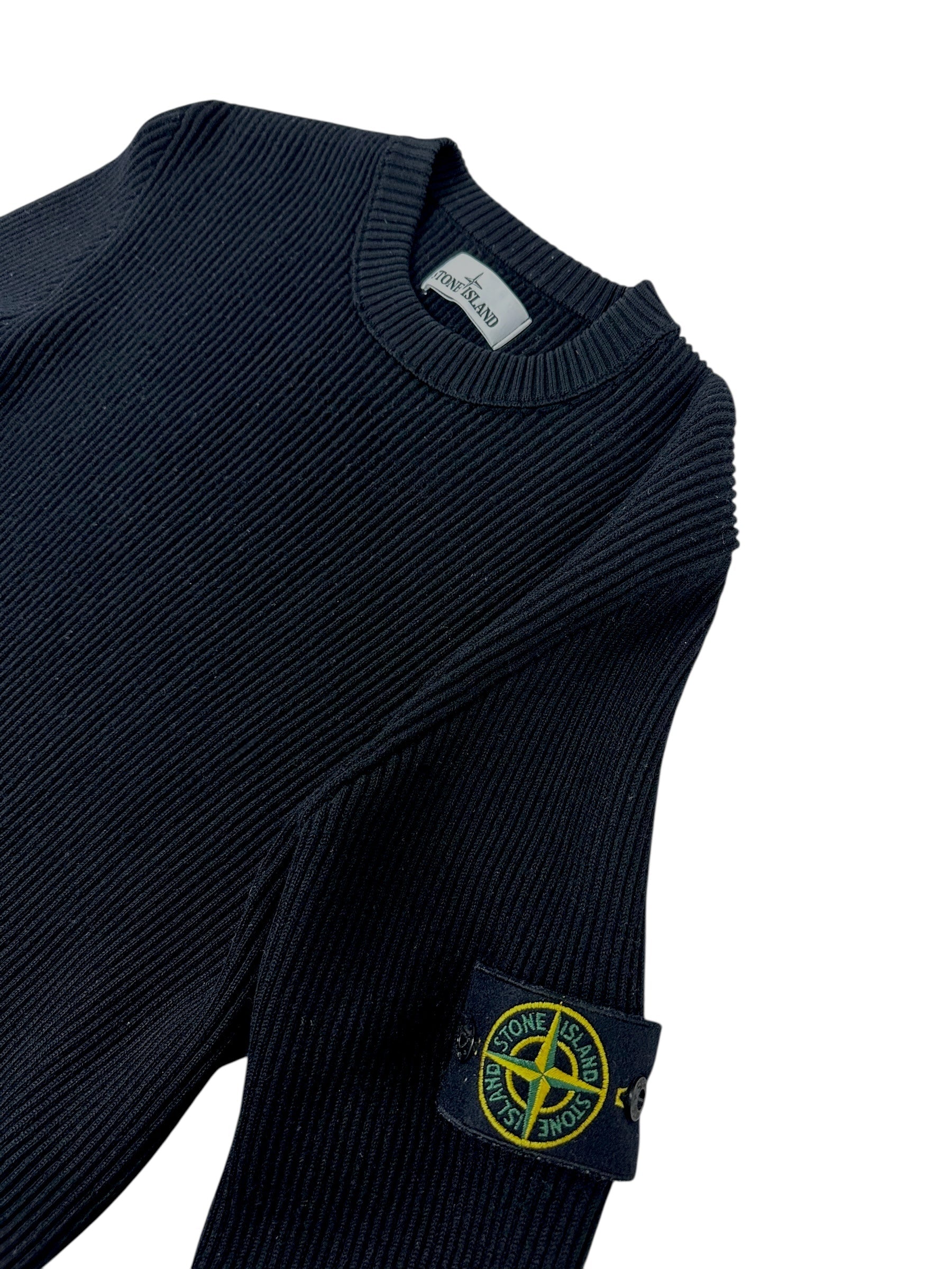 Pull Stone Island noir taille L - Vue de dos