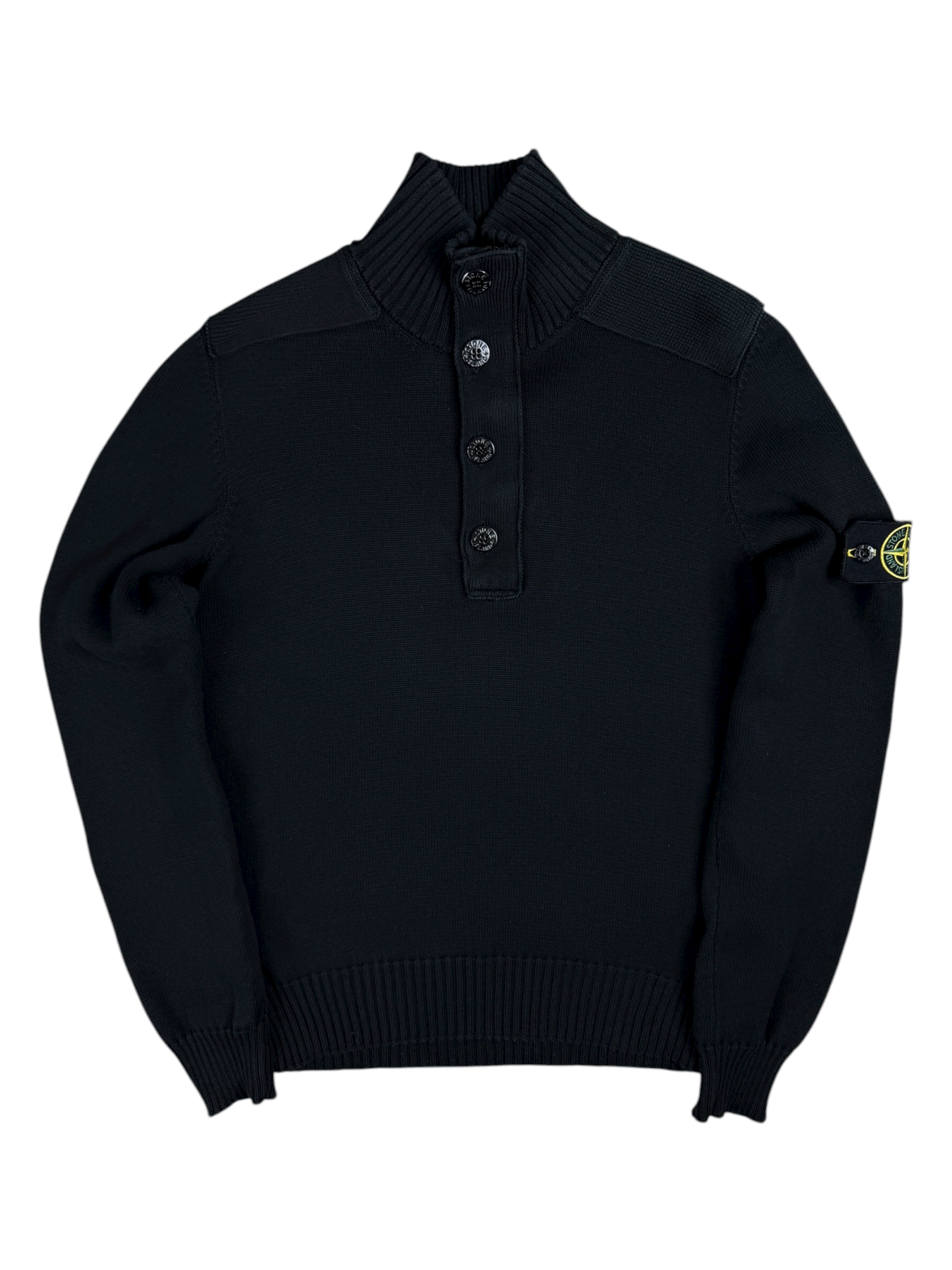 Pull Stone Island noir taille M - Vue de face