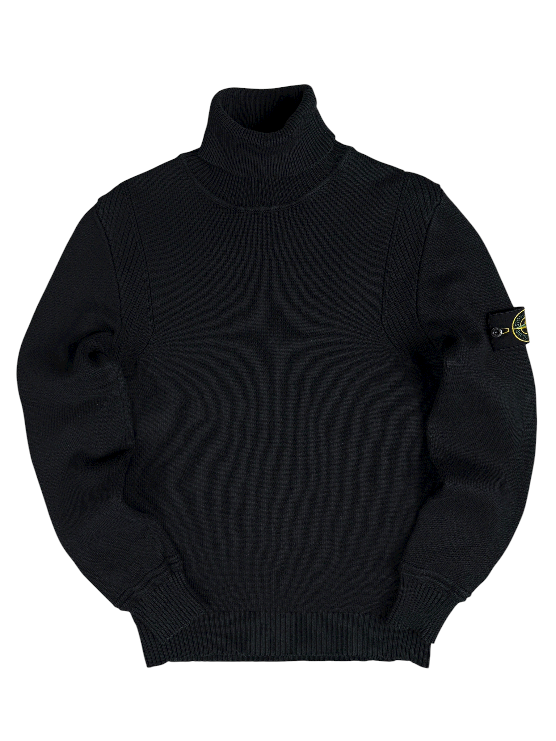 Pull Stone Island noir taille M - Vue de face