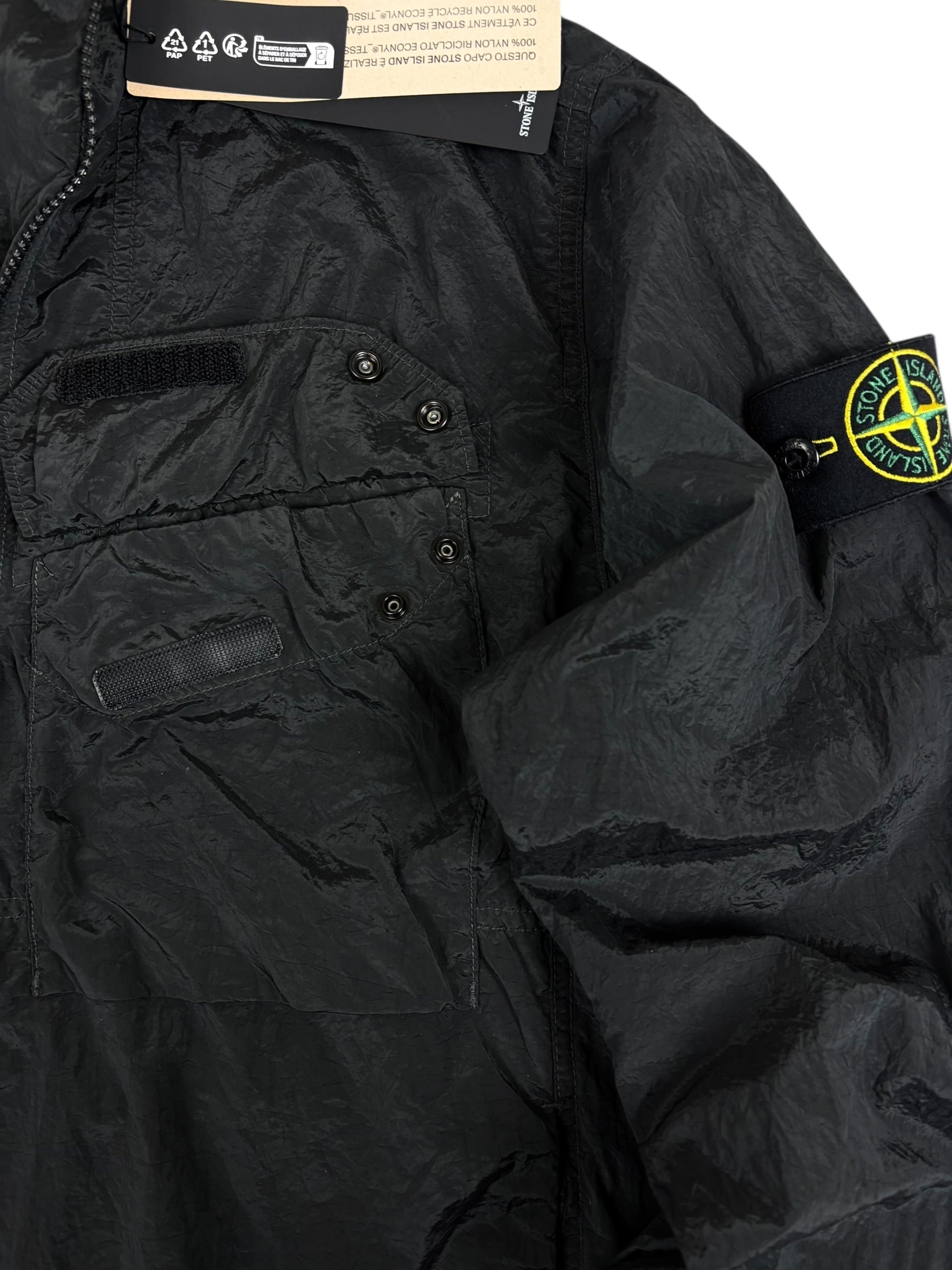 Pull Stone Island noir taille S - Détail