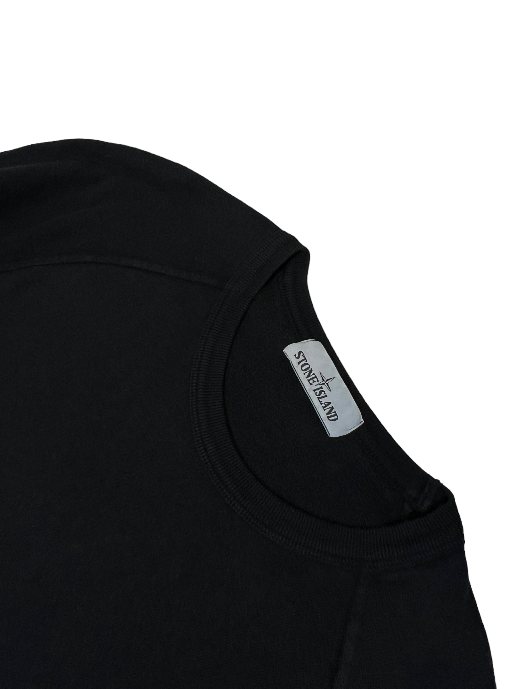 Pull Stone Island noir taille S - Détail