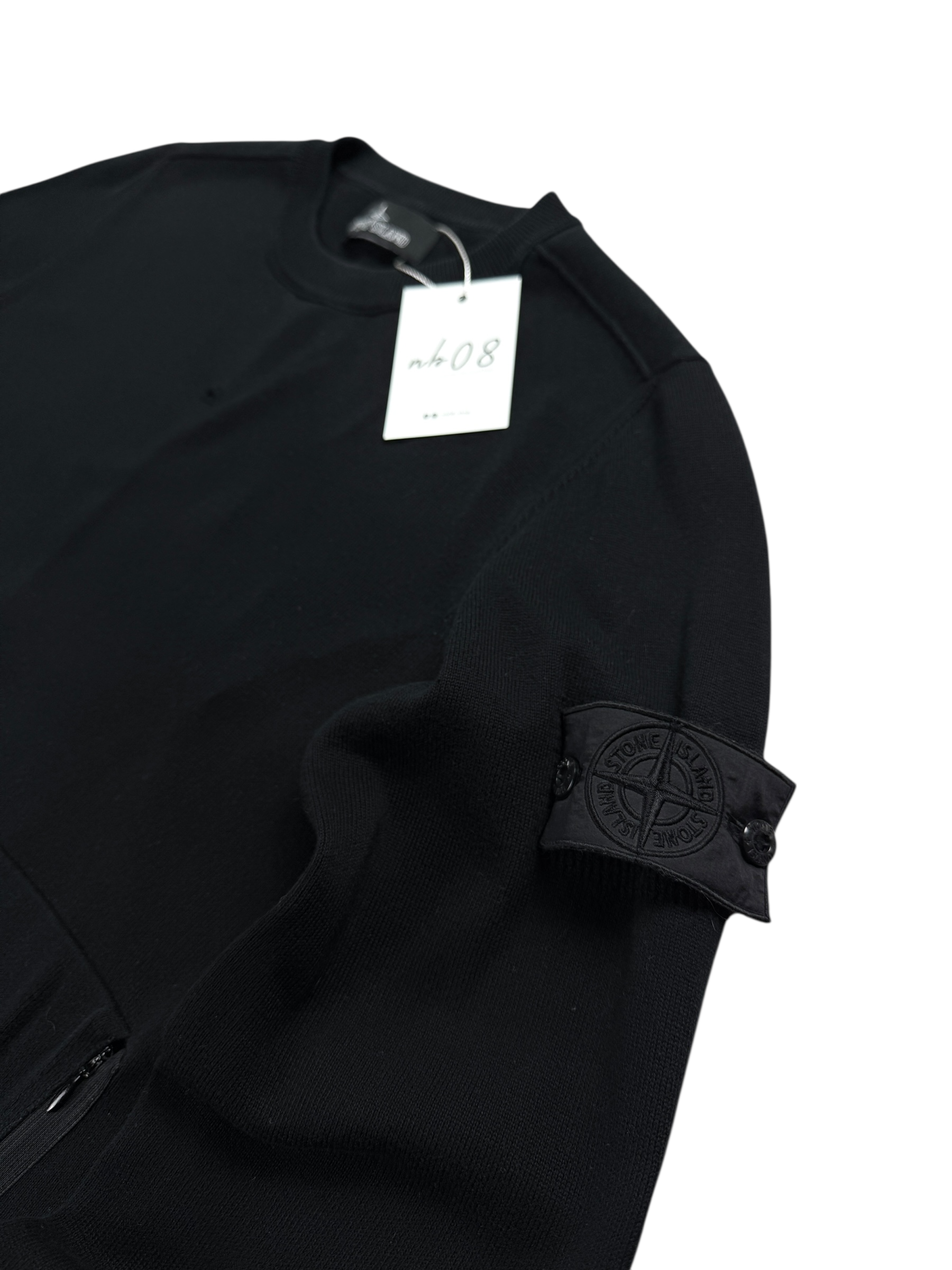 Pull Stone Island noir taille S - Vue de dos