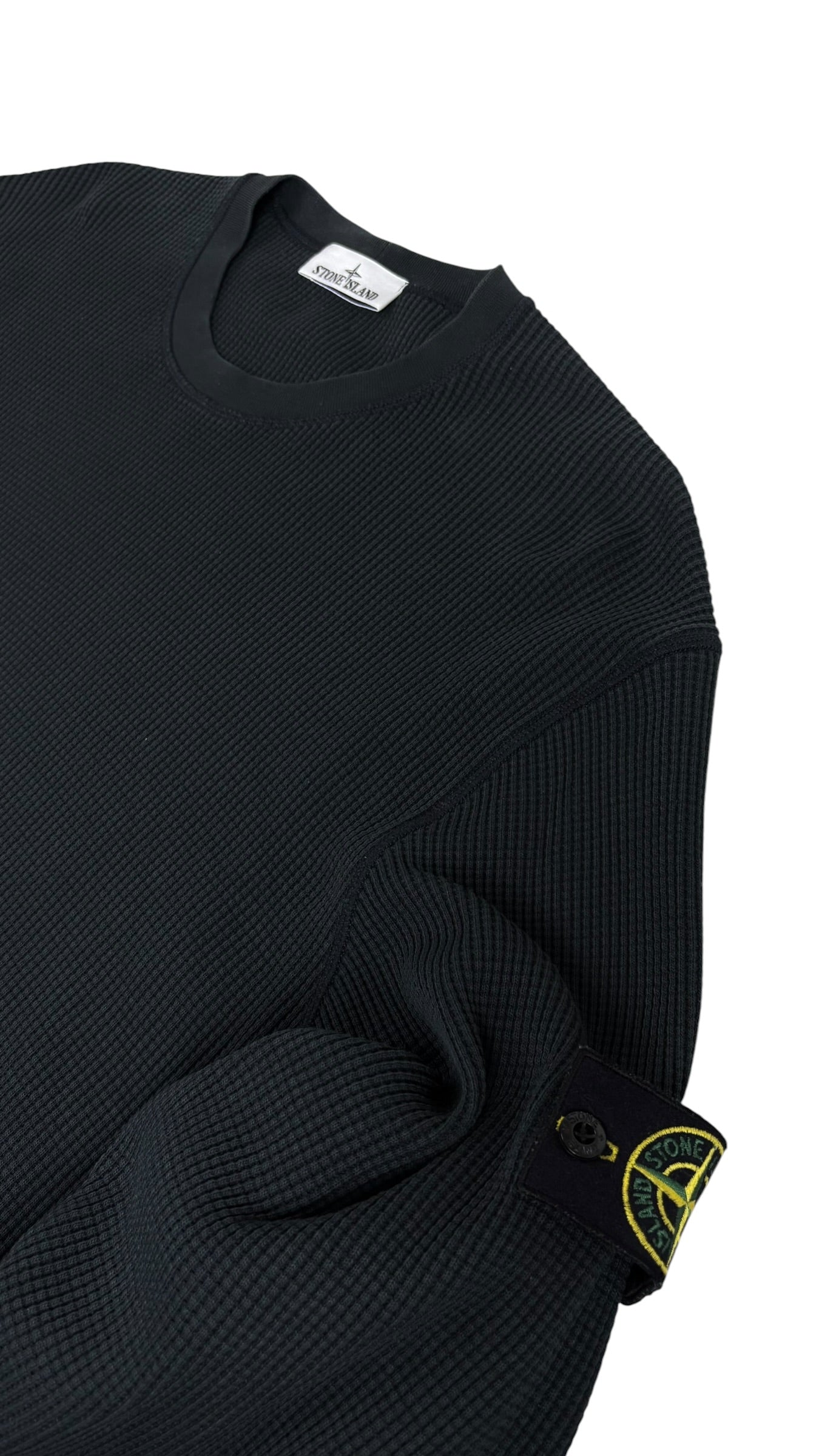 Pull Stone Island noir taille XXL - Vue de dos