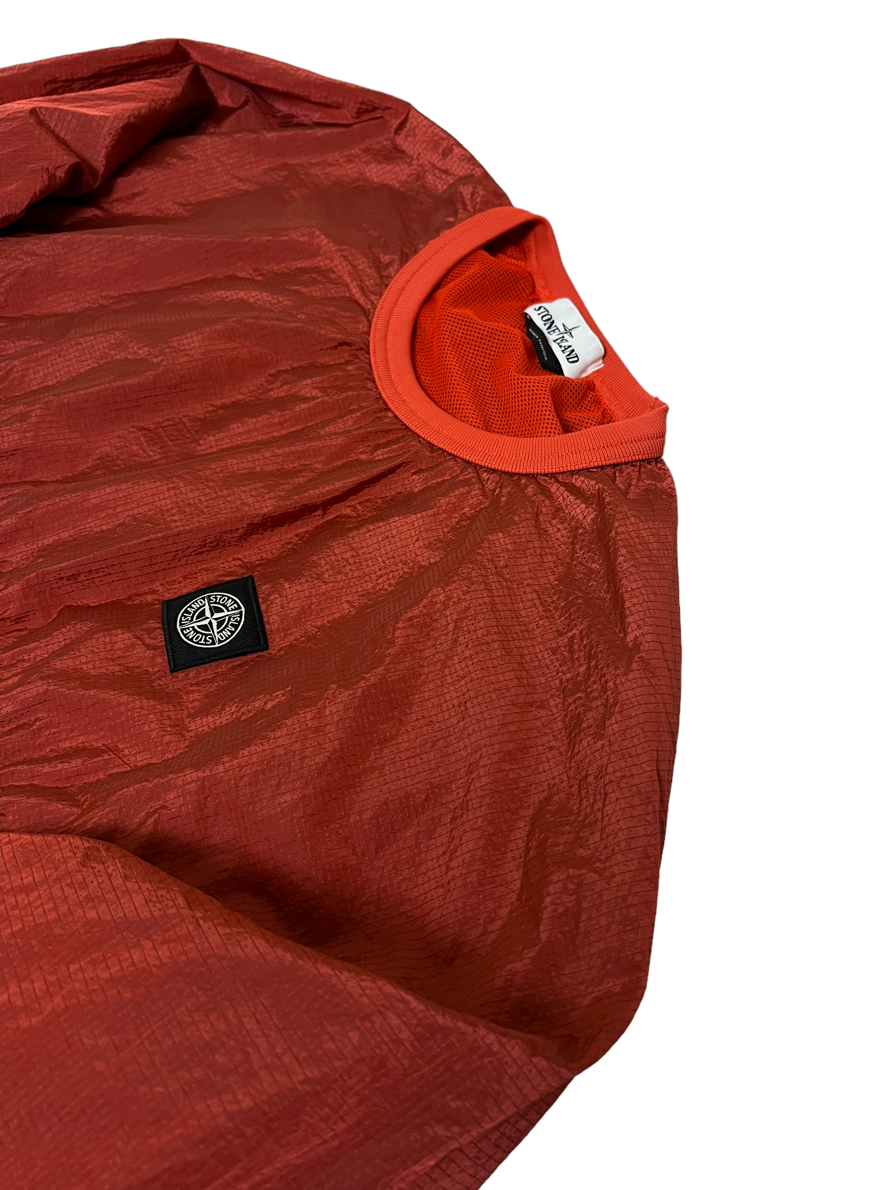 Pull Stone Island orange taille M - Vue de dos