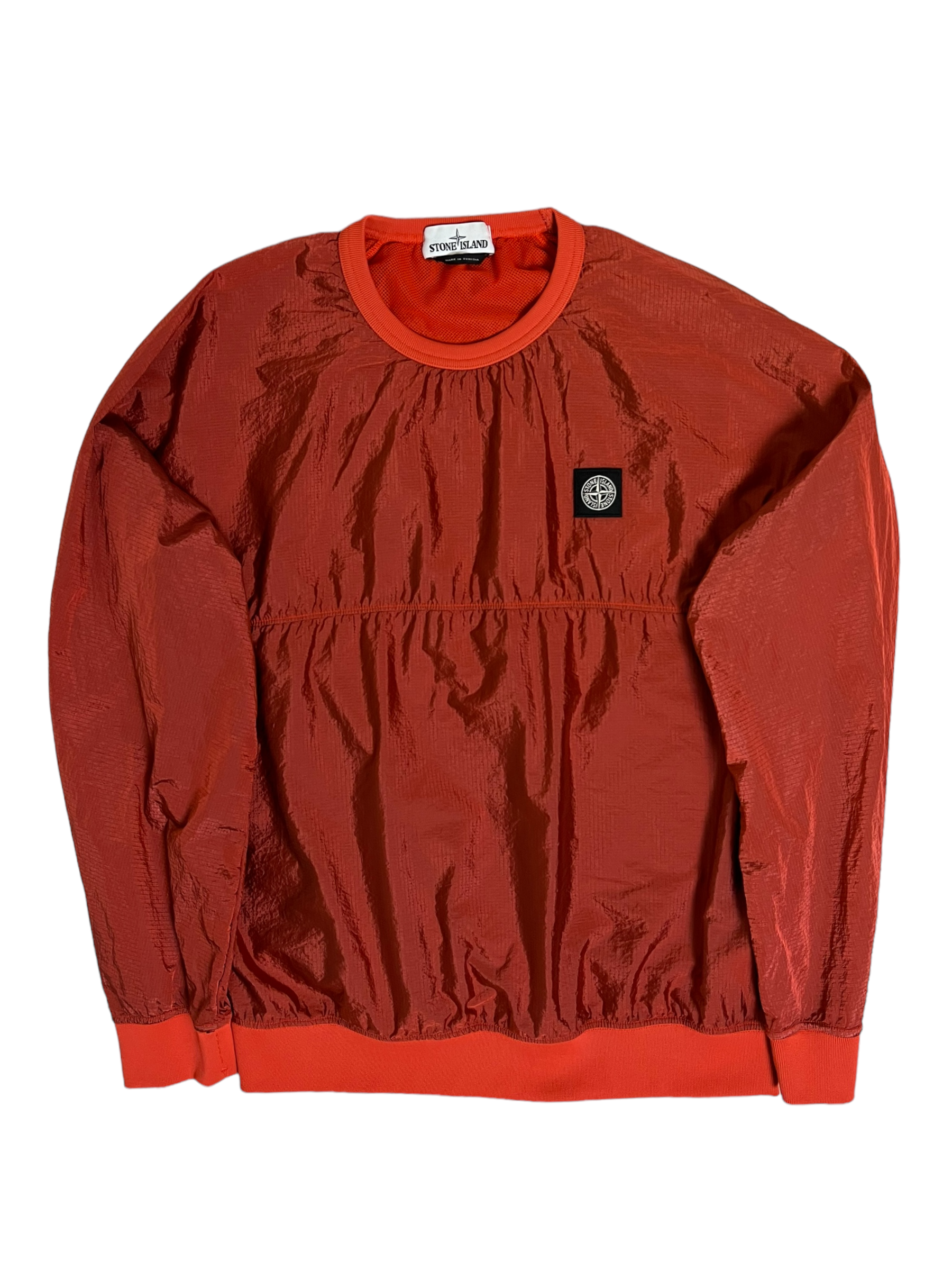 Pull Stone Island orange taille M - Vue de face