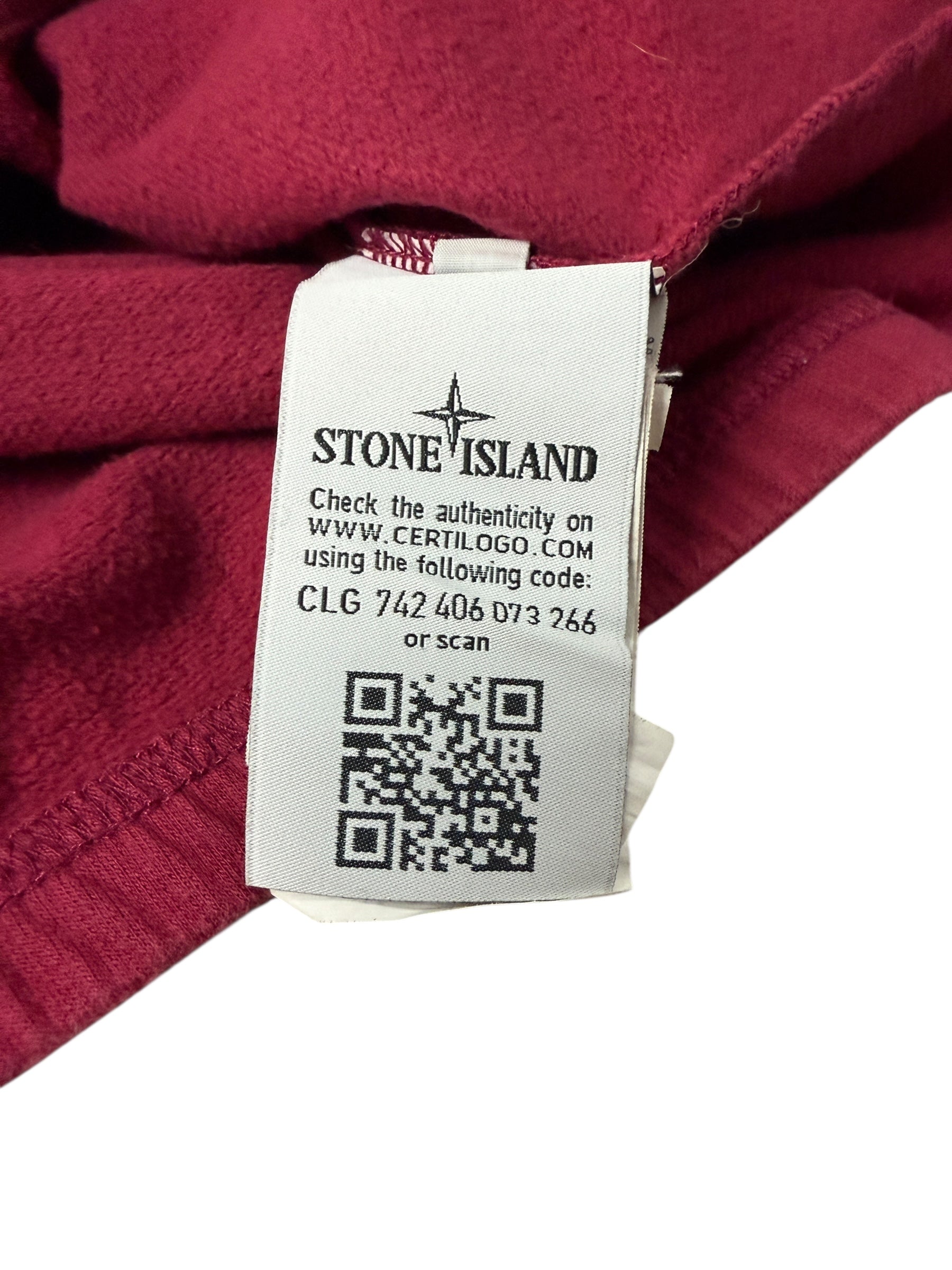 Pull Stone Island rose taille M - Vue côté