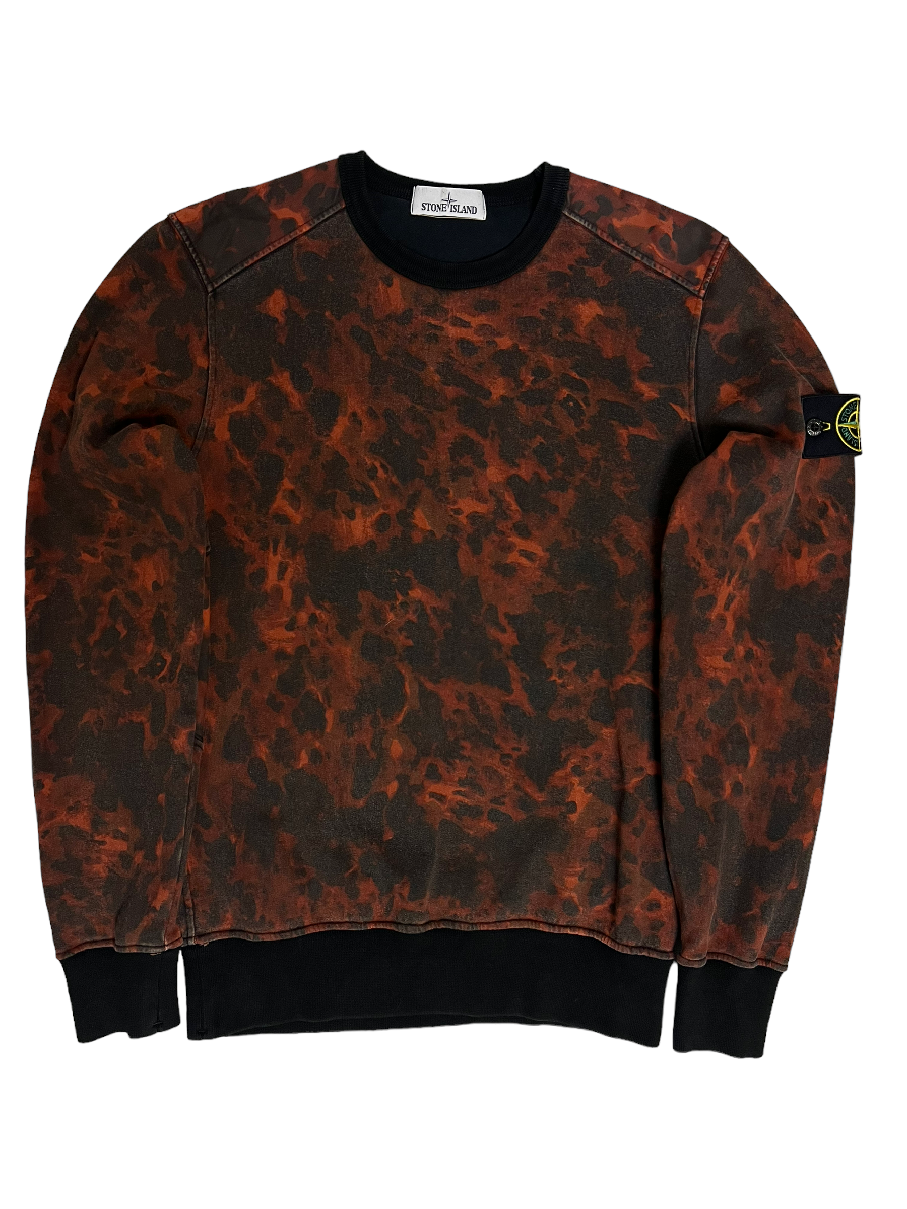 Pull Stone Island rouge taille M - Vue de face