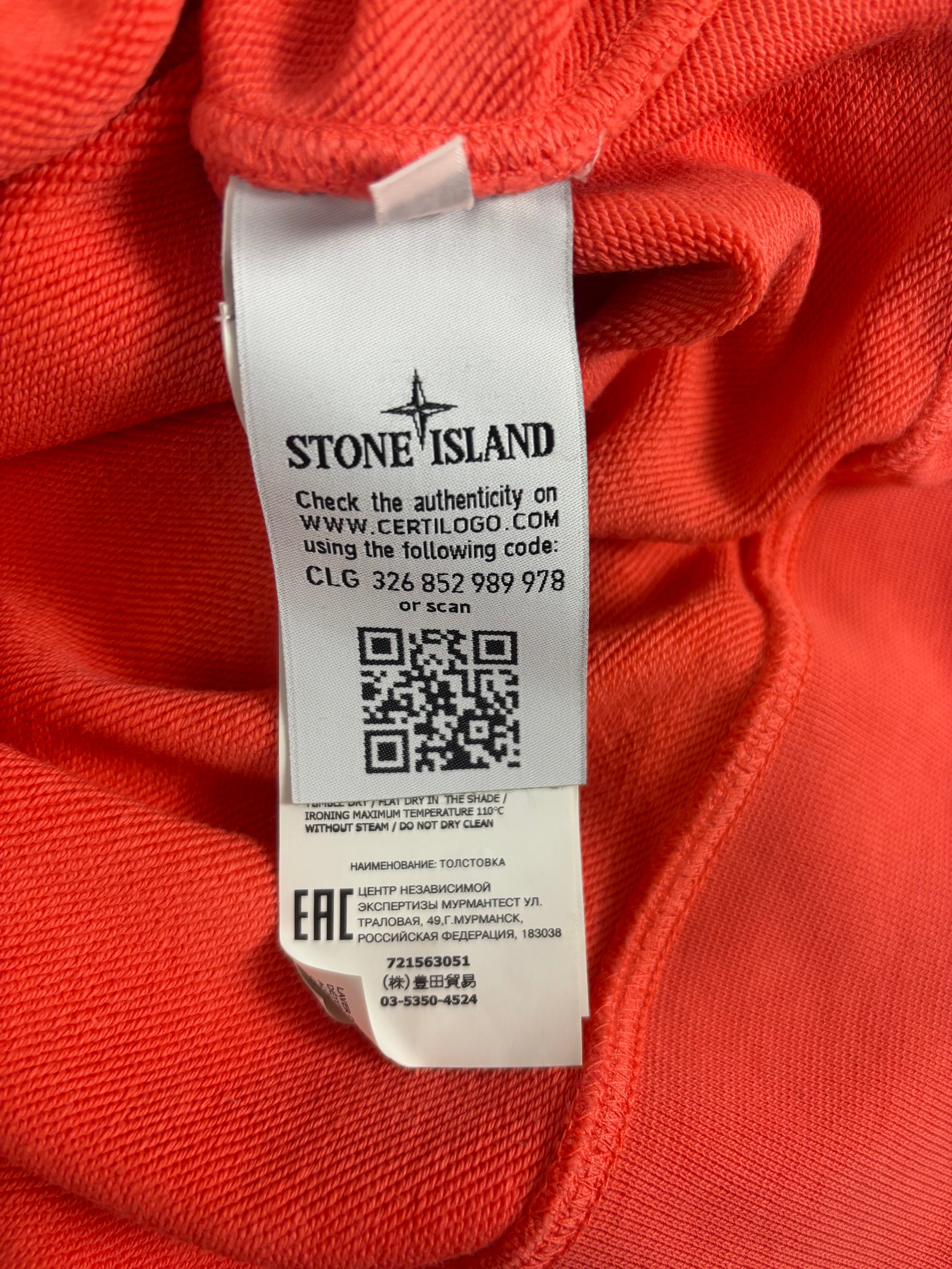 Pull Stone Island saumon taille M - Vue côté