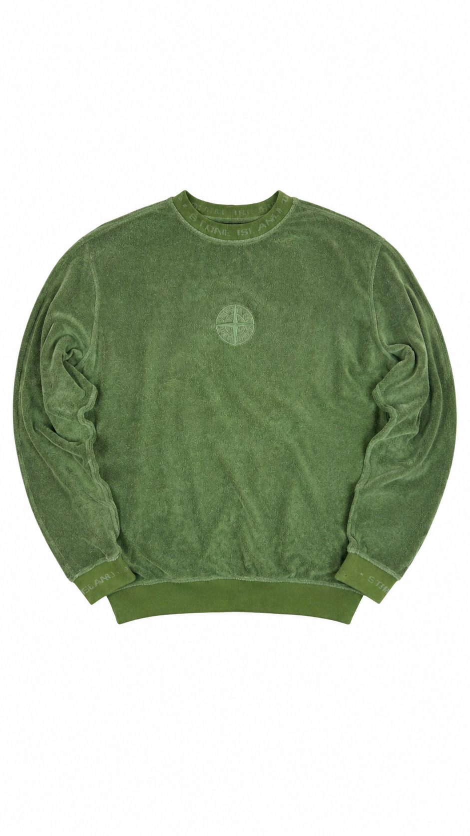 Pull Stone Island vert taille S - vue 1