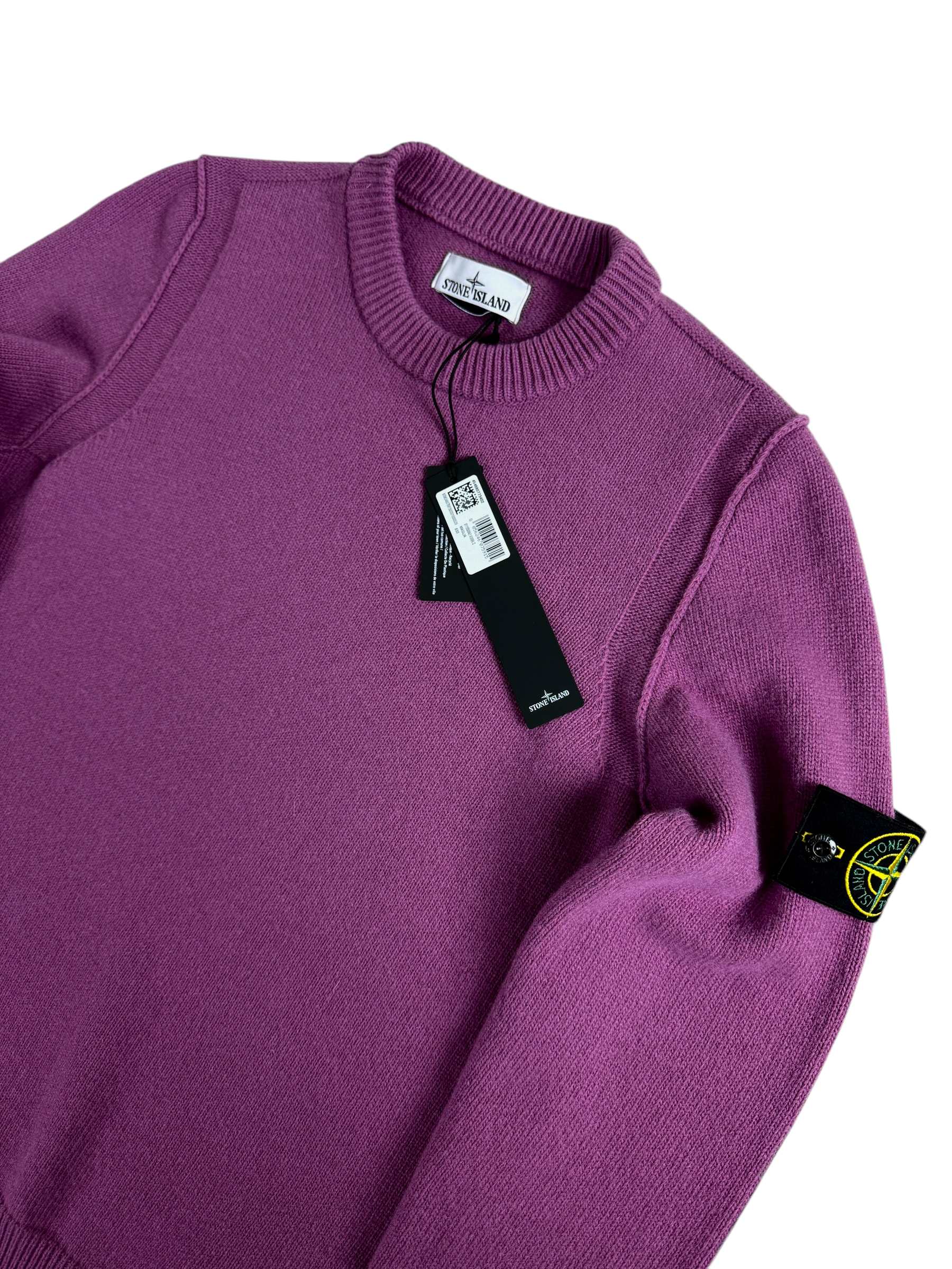 Pull Stone Island violet taille S - Vue de dos