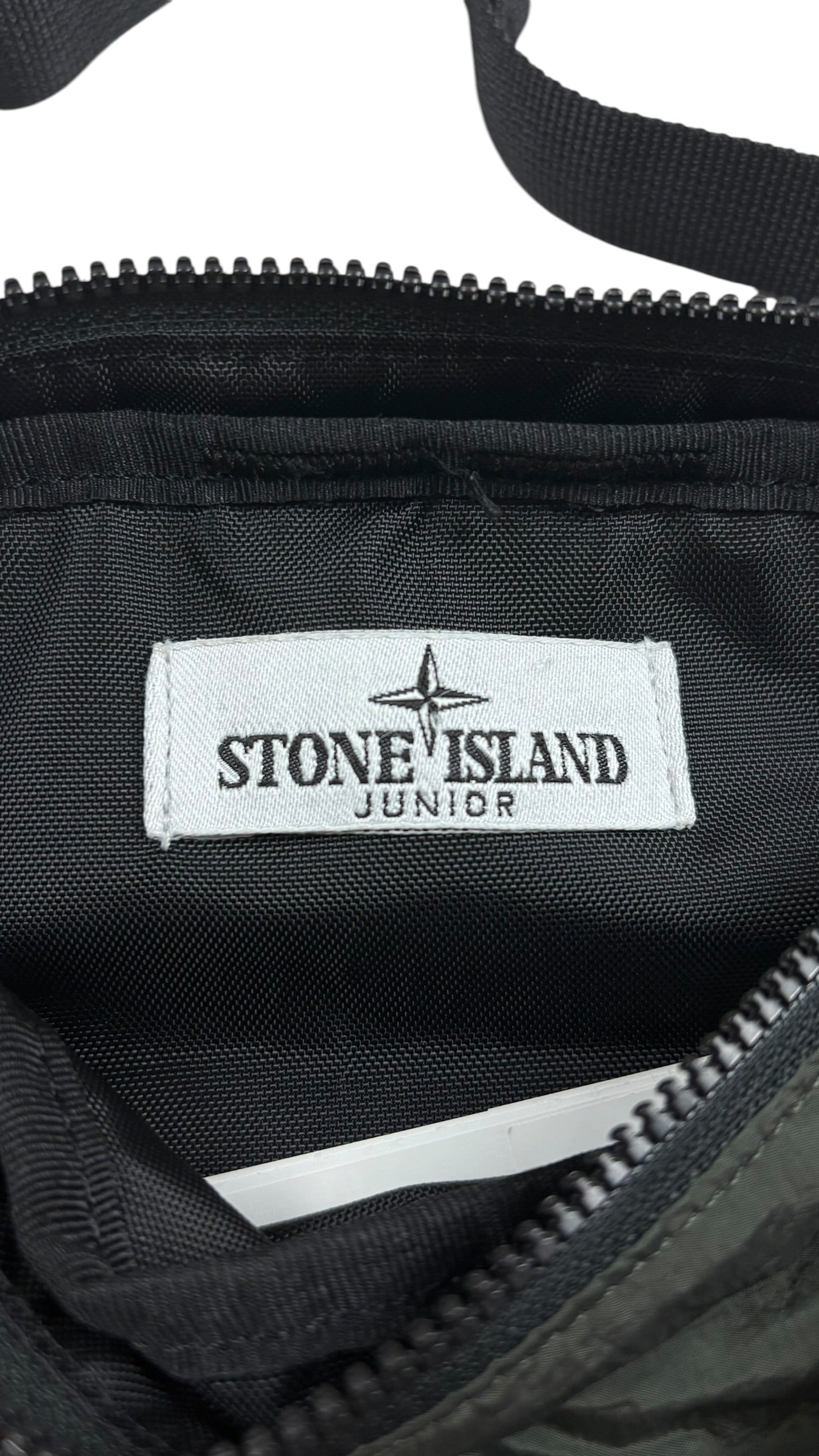 Sacoche Stone Island kaki taille JUNIOR - Détail
