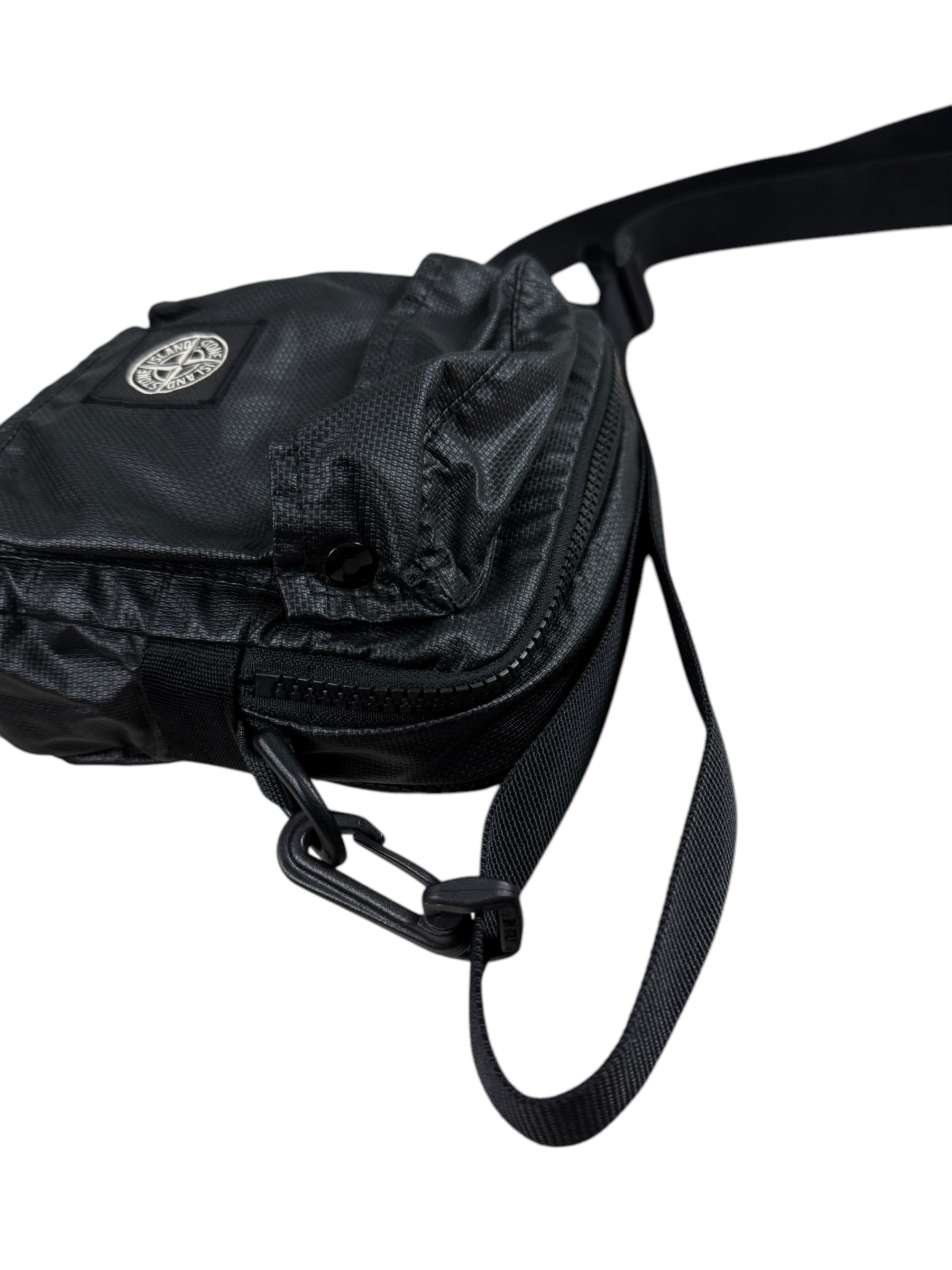 Sacoche Stone Island noir taille UNI - Logo et étiquette